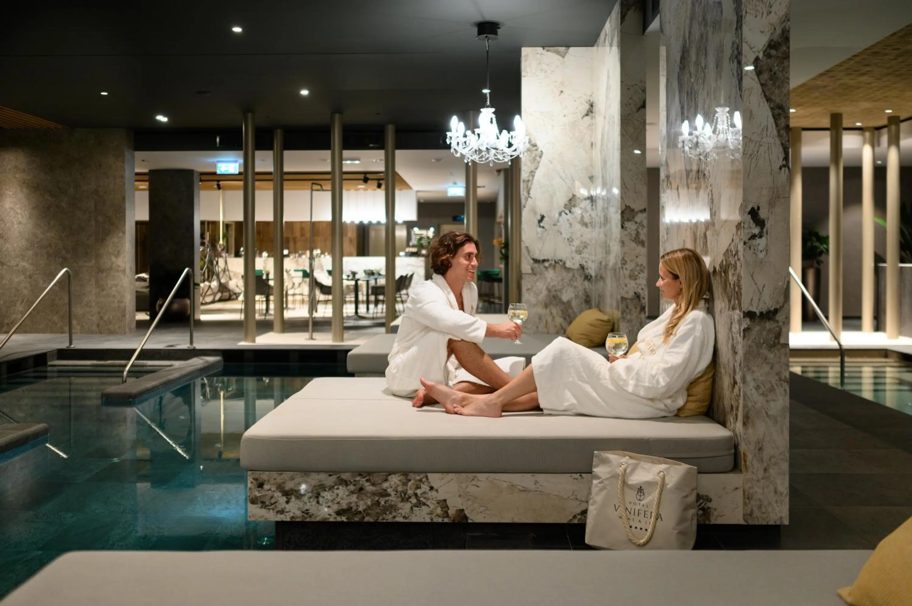 Spa and wellness centre/facilities in Hotel Vinifera Wine & Spa 5 Stars Superior