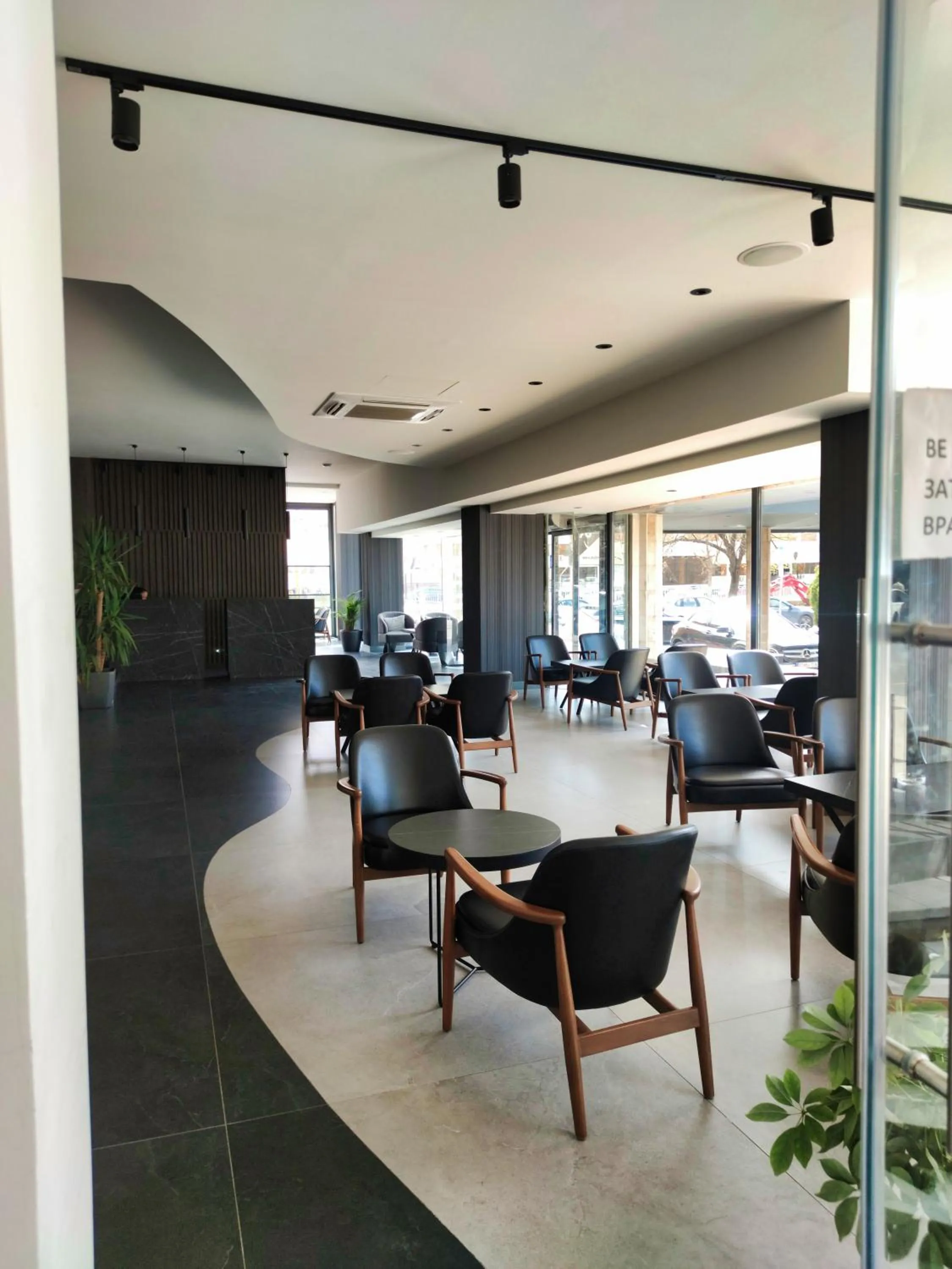 Seating area in Oaza Hotel