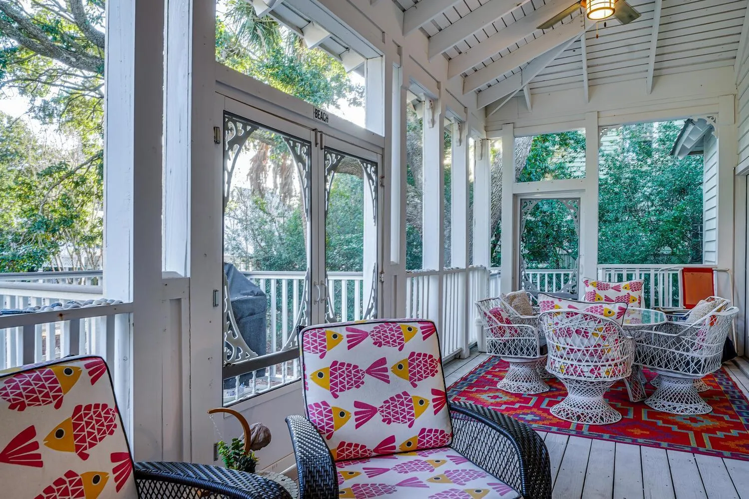 Balcony/Terrace in Seaside Cottage 81 - Pristine Grand Pavilion Home Pool Pass