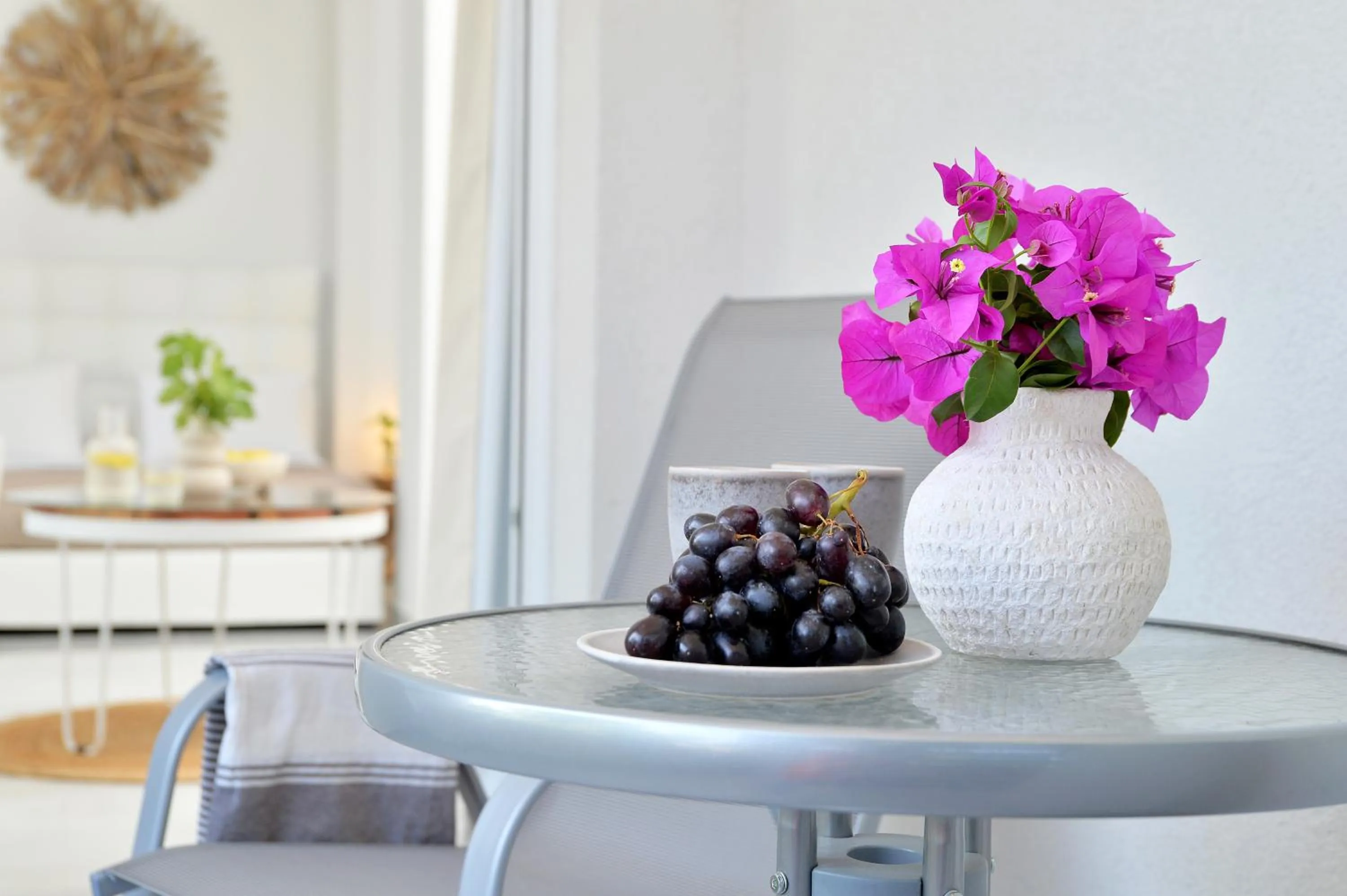 Balcony/Terrace in Alekos Luxury Suites - Free 24hr Transformation From To Airport