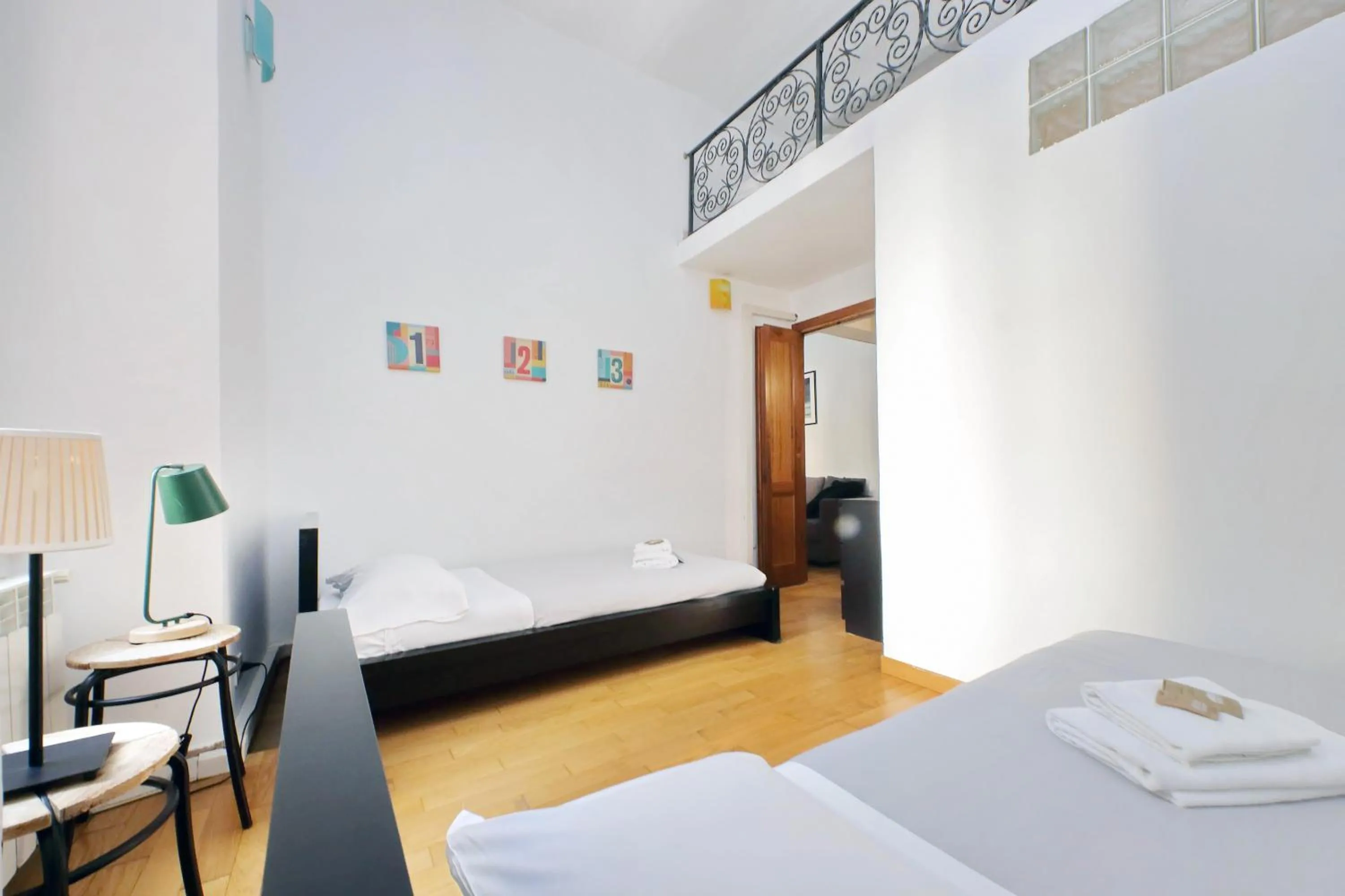 Bedroom, Bed in Vatican Spacious Modì Apartment