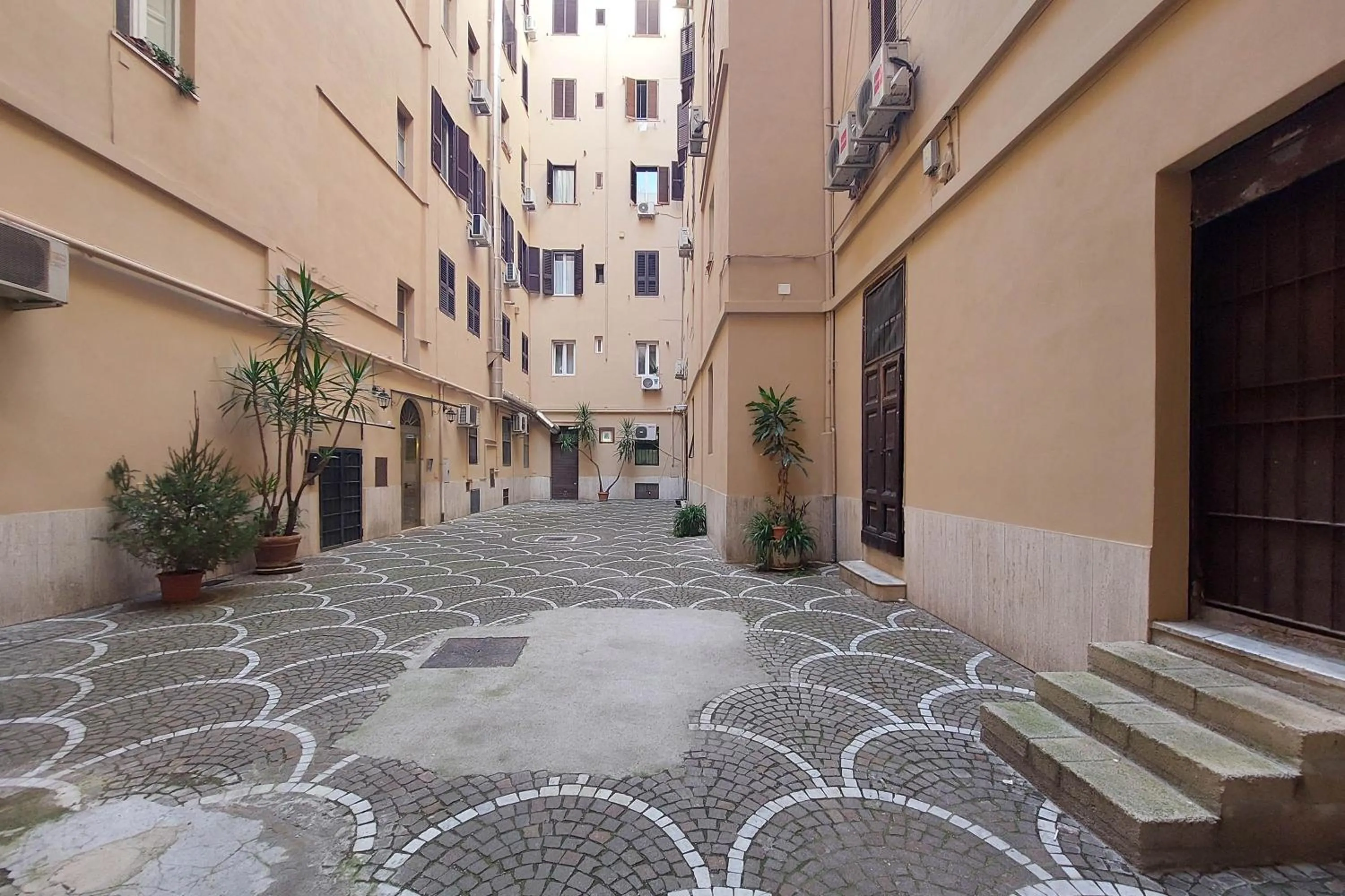 Inner courtyard view in Vatican Spacious Modì Apartment
