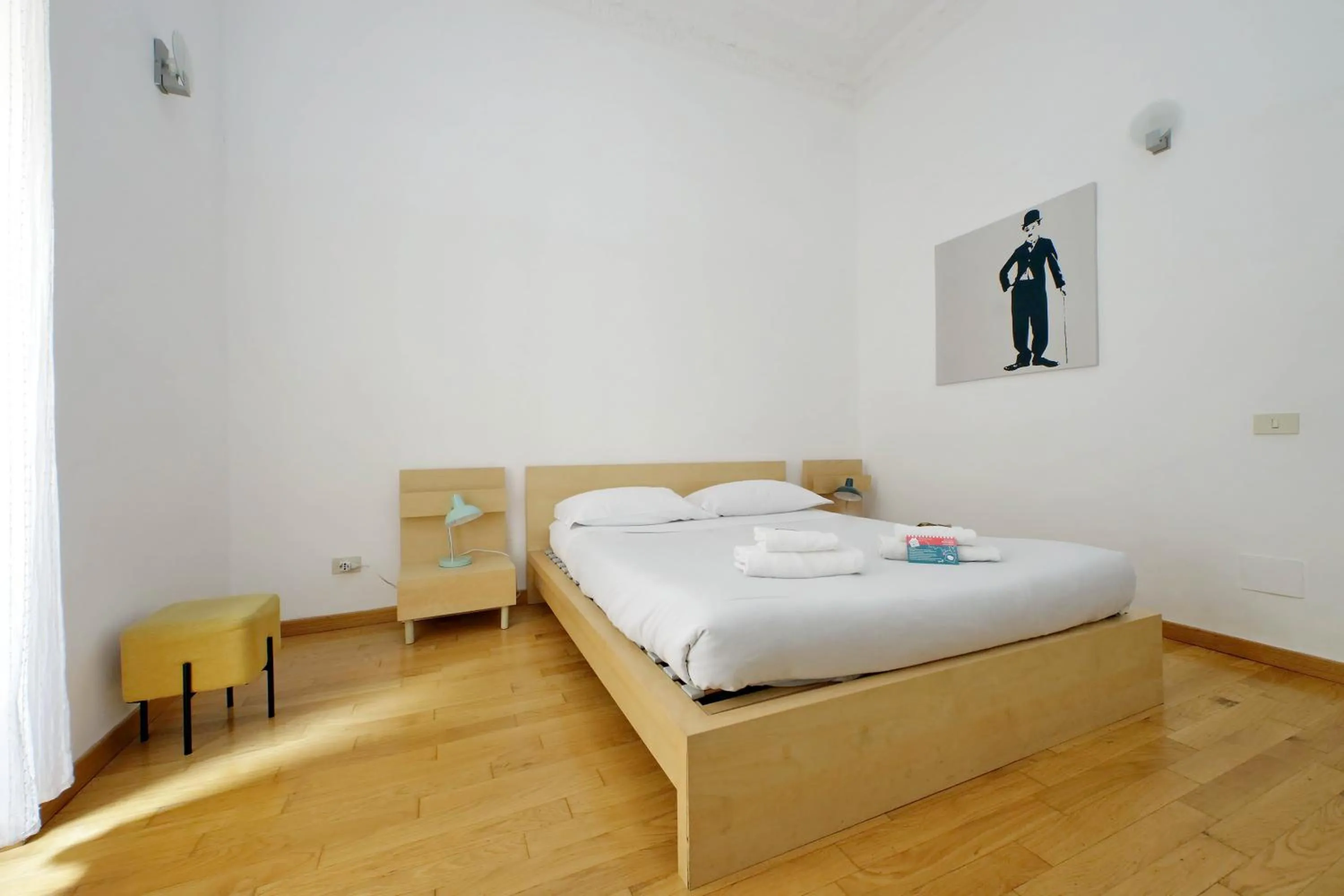 Bed in Vatican Spacious Modì Apartment