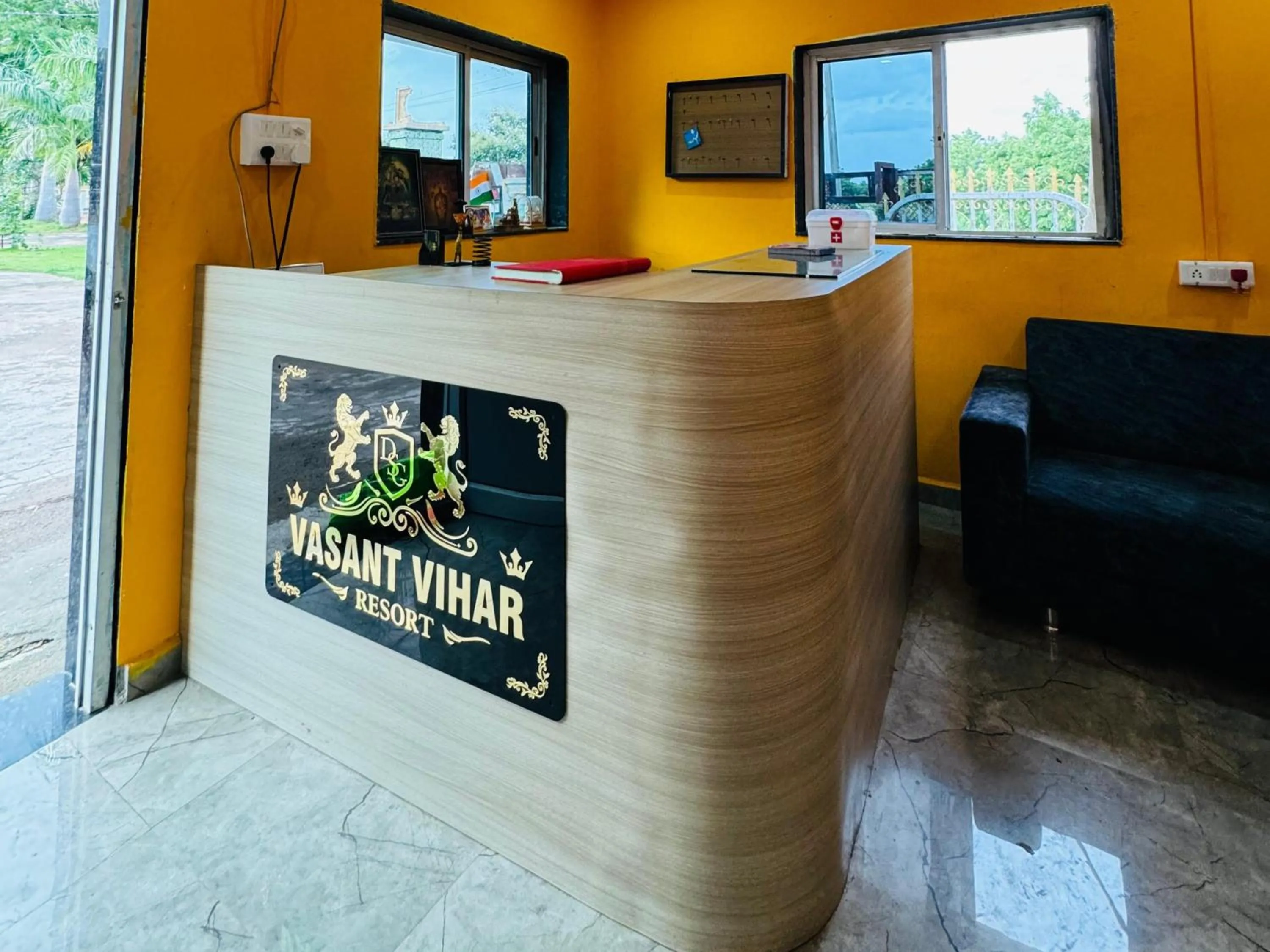 Lobby or reception in Vasant Vihar Resort