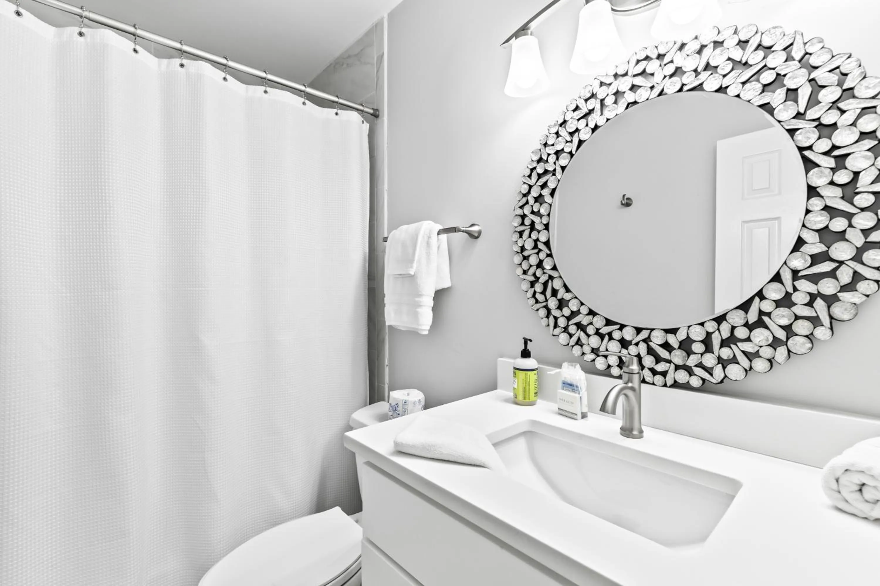 Bathroom in Beach Club Villa 32 - Newly Renovated! Direct Oceanfront
