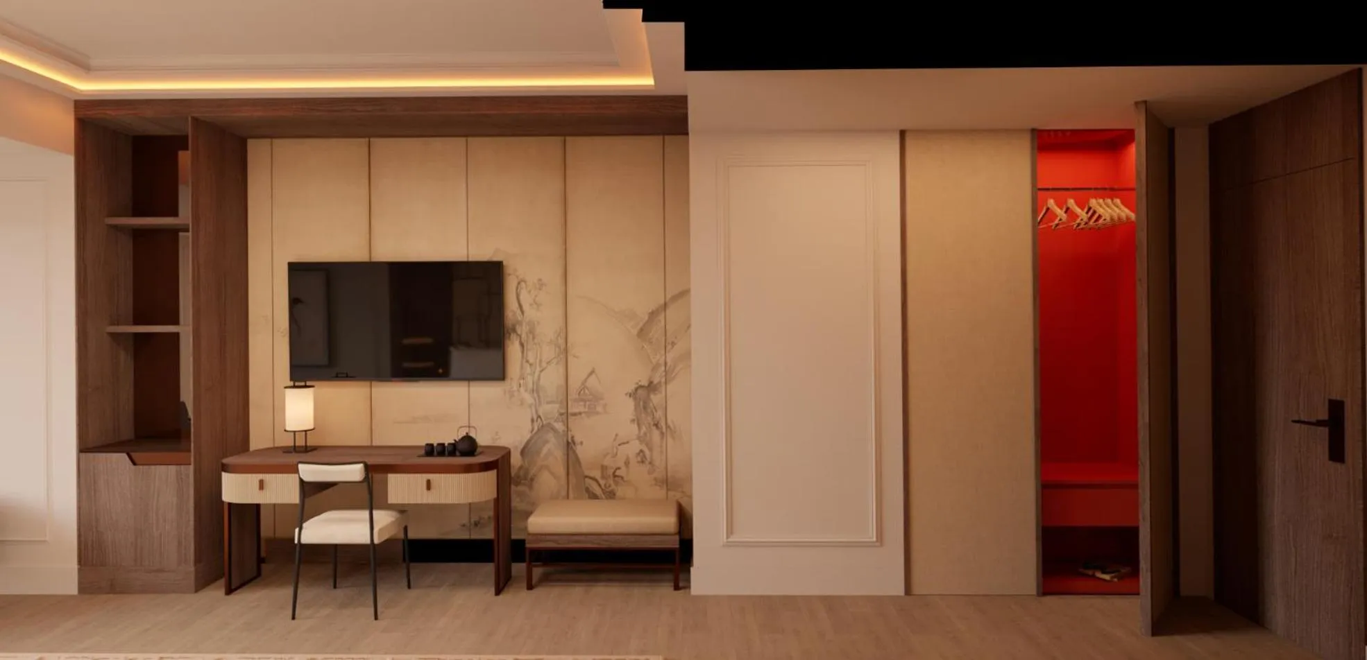 wardrobe in Nobu Hotel San Sebastián