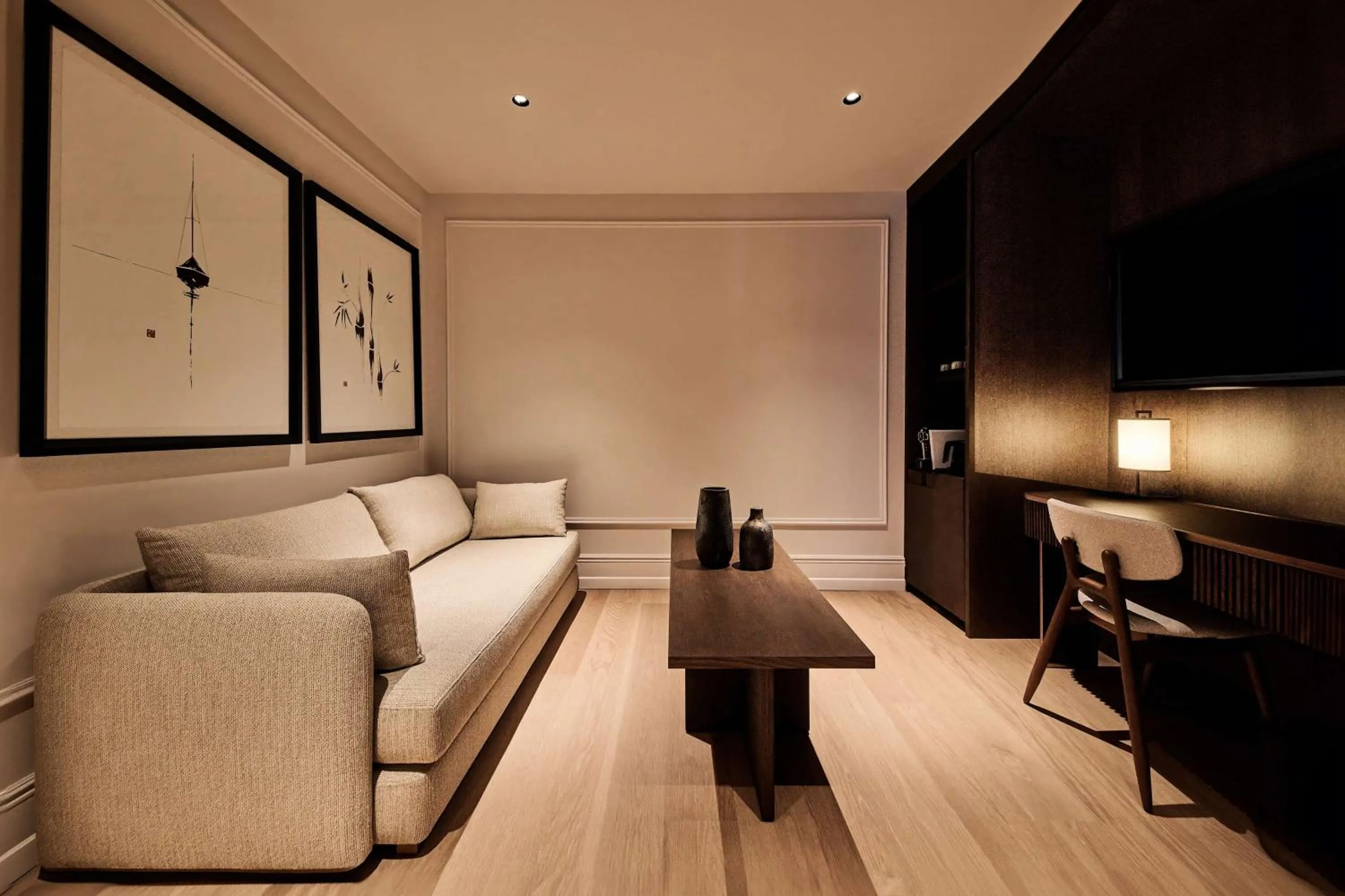 Photo of the whole room in Nobu Hotel San Sebastián