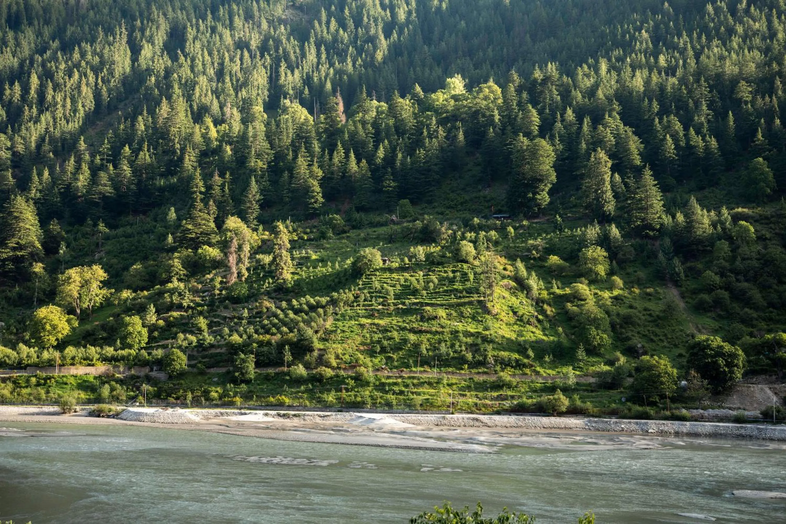Natural landscape in The Kamru Riverside Camps and Resorts