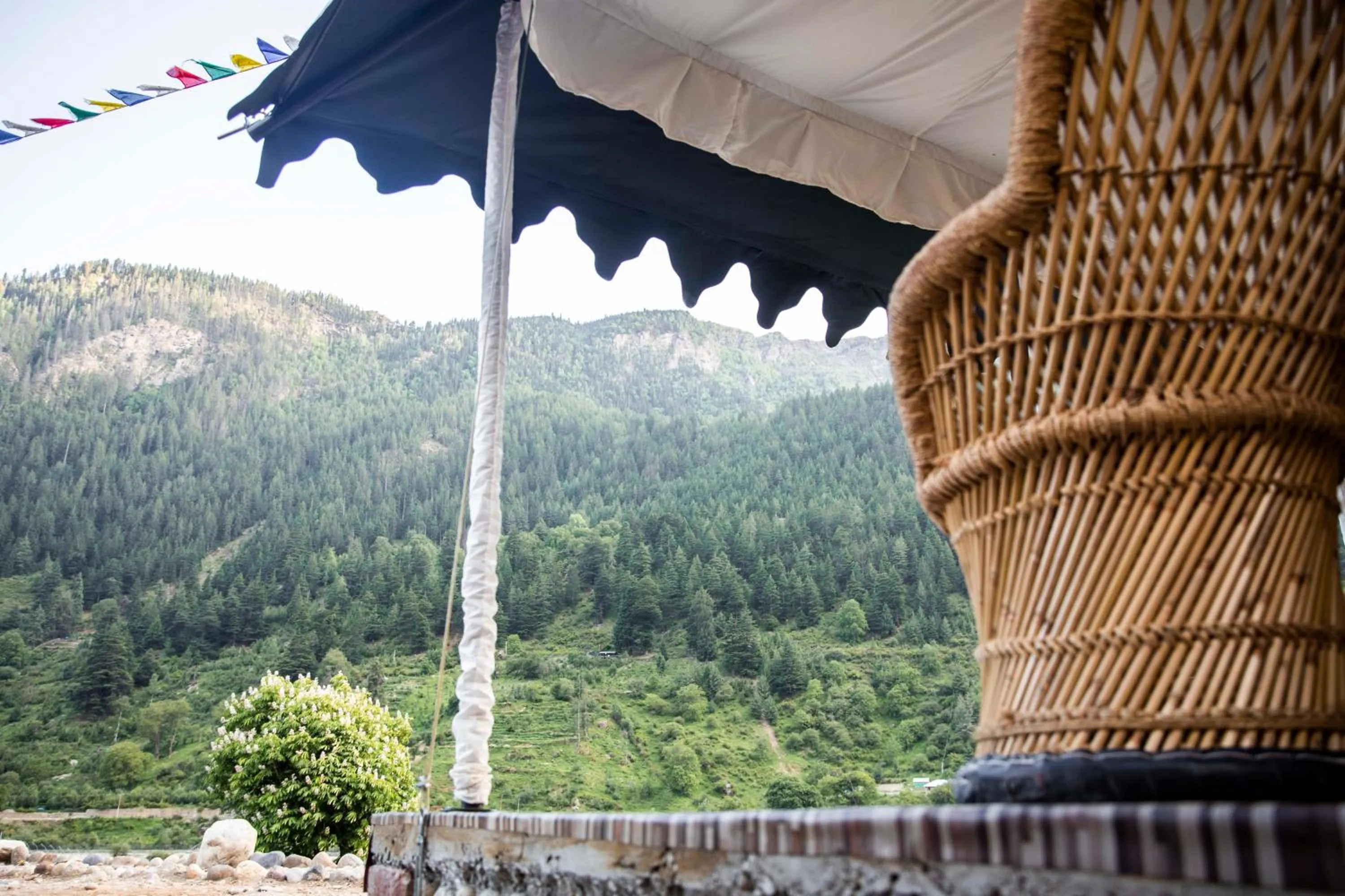 Mountain view in The Kamru Riverside Camps and Resorts