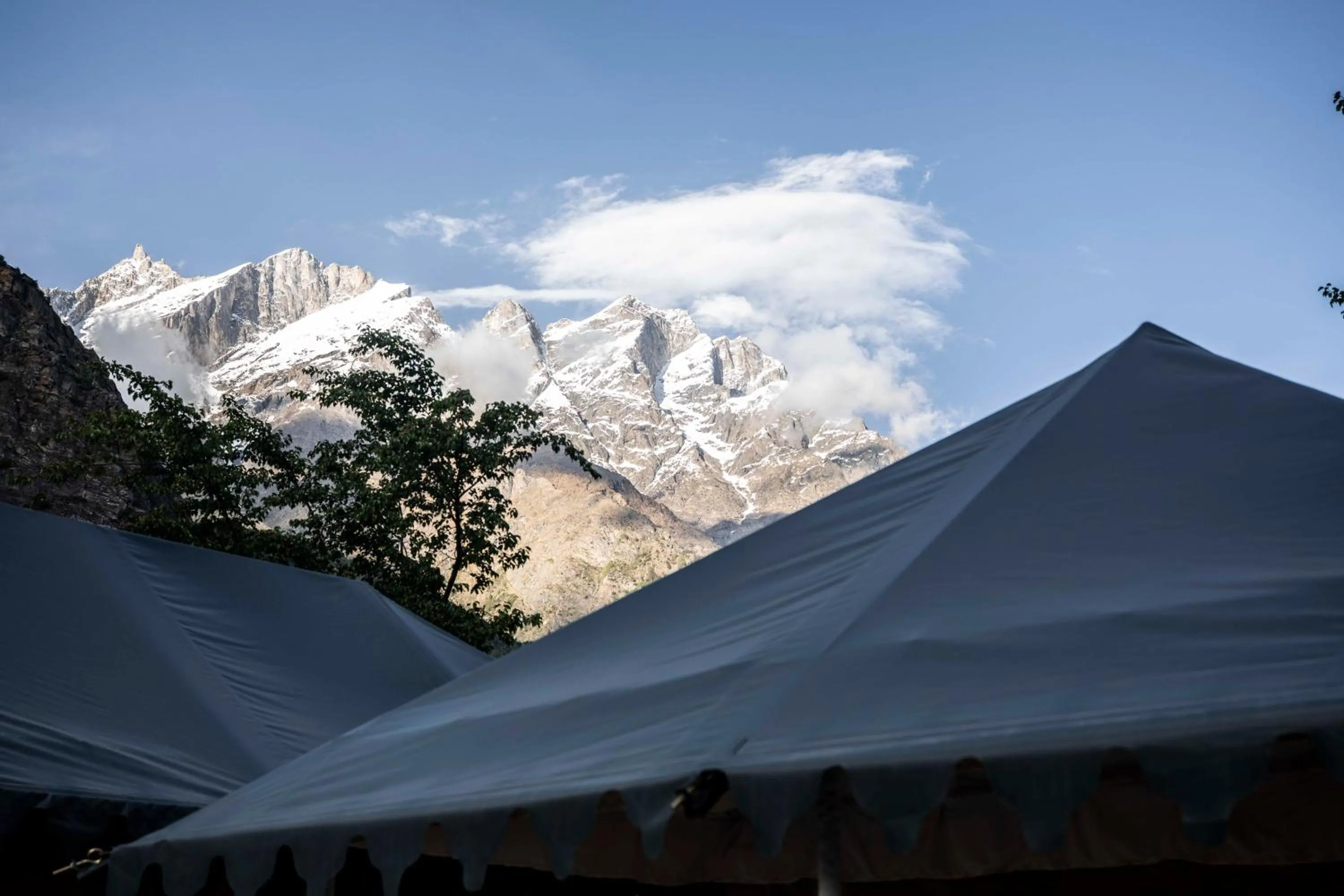 Mountain view in The Kamru Riverside Camps and Resorts