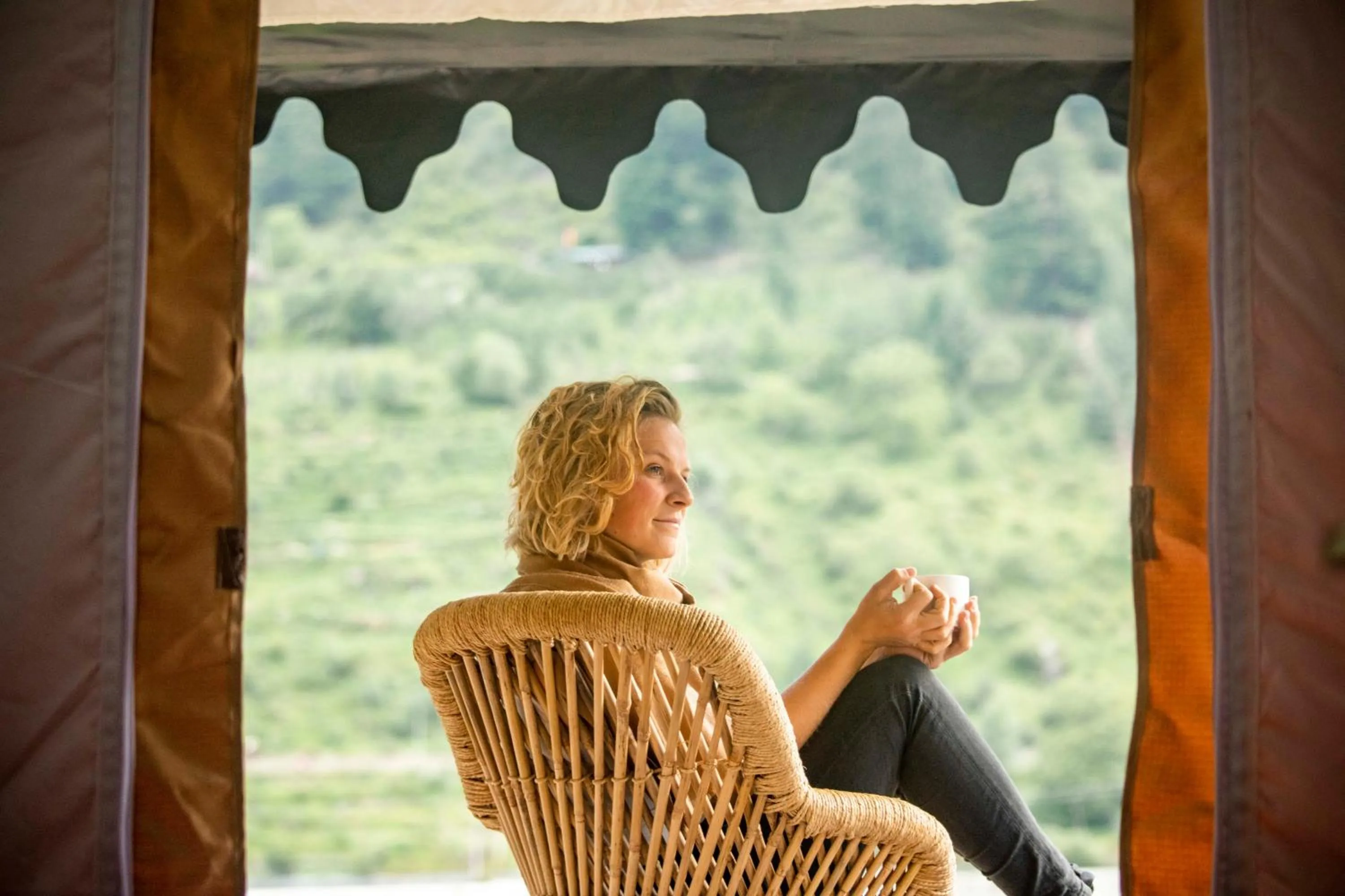 People in The Kamru Riverside Camps and Resorts