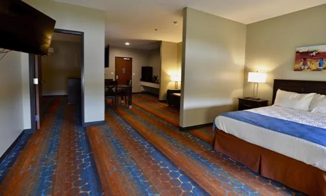 Bed in 7Clans Hotel & Resort