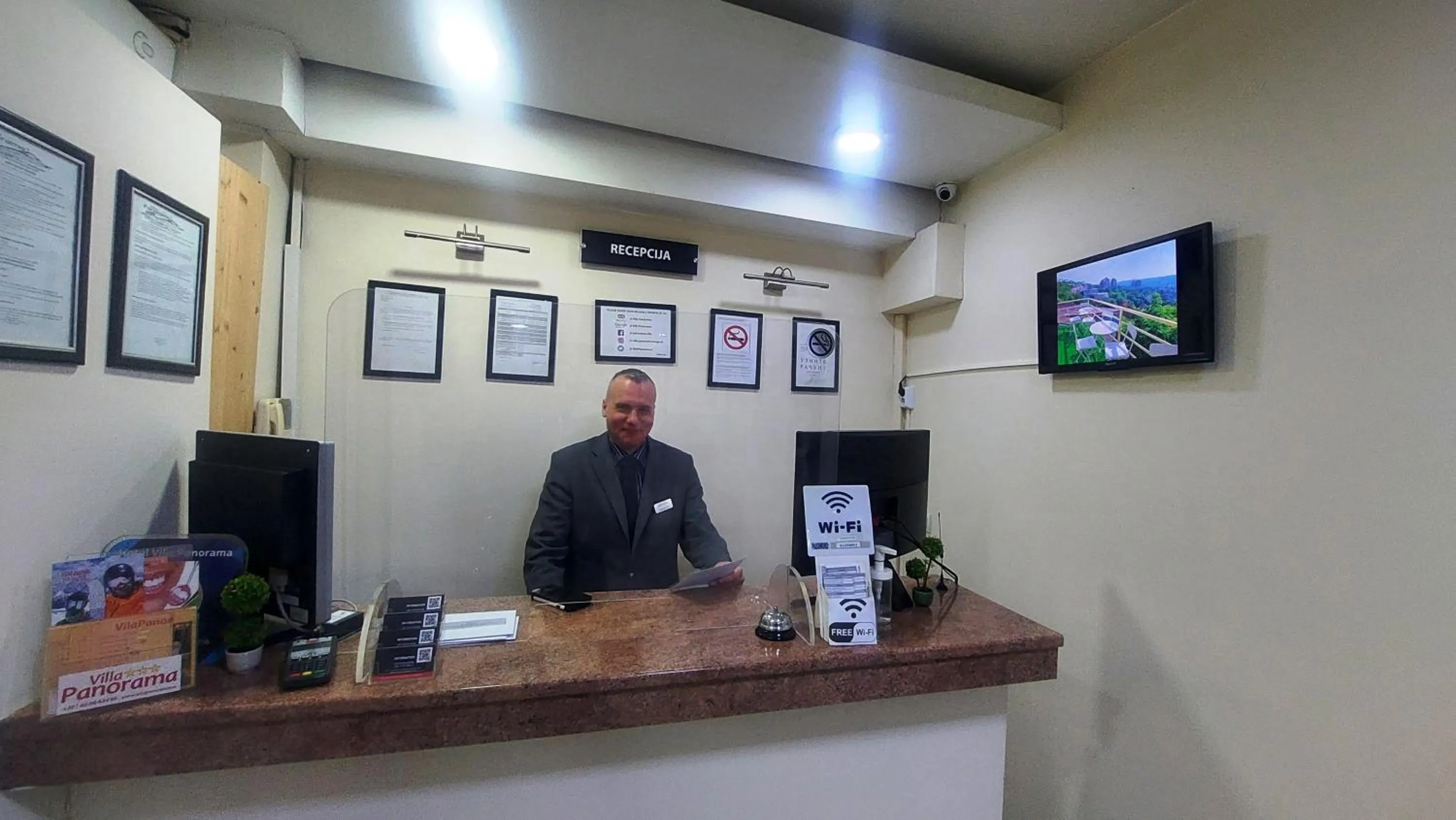 Property building in Hotel Villa Panorama