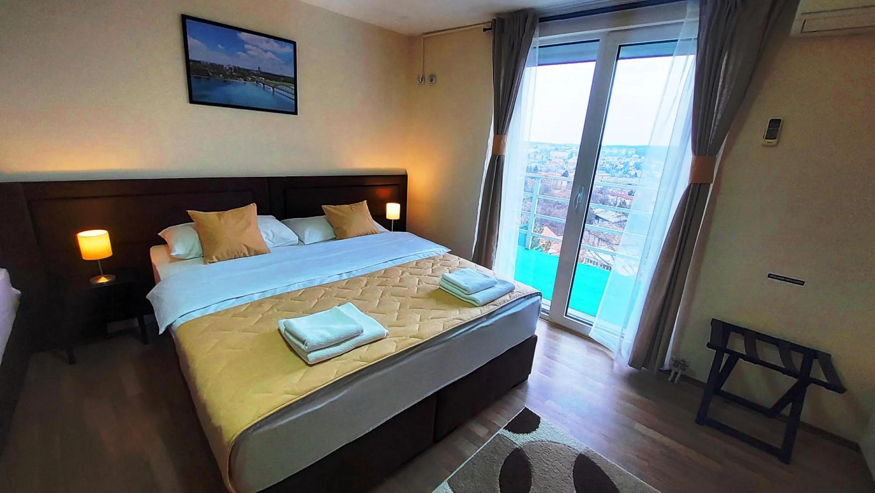 Bed in Hotel Villa Panorama