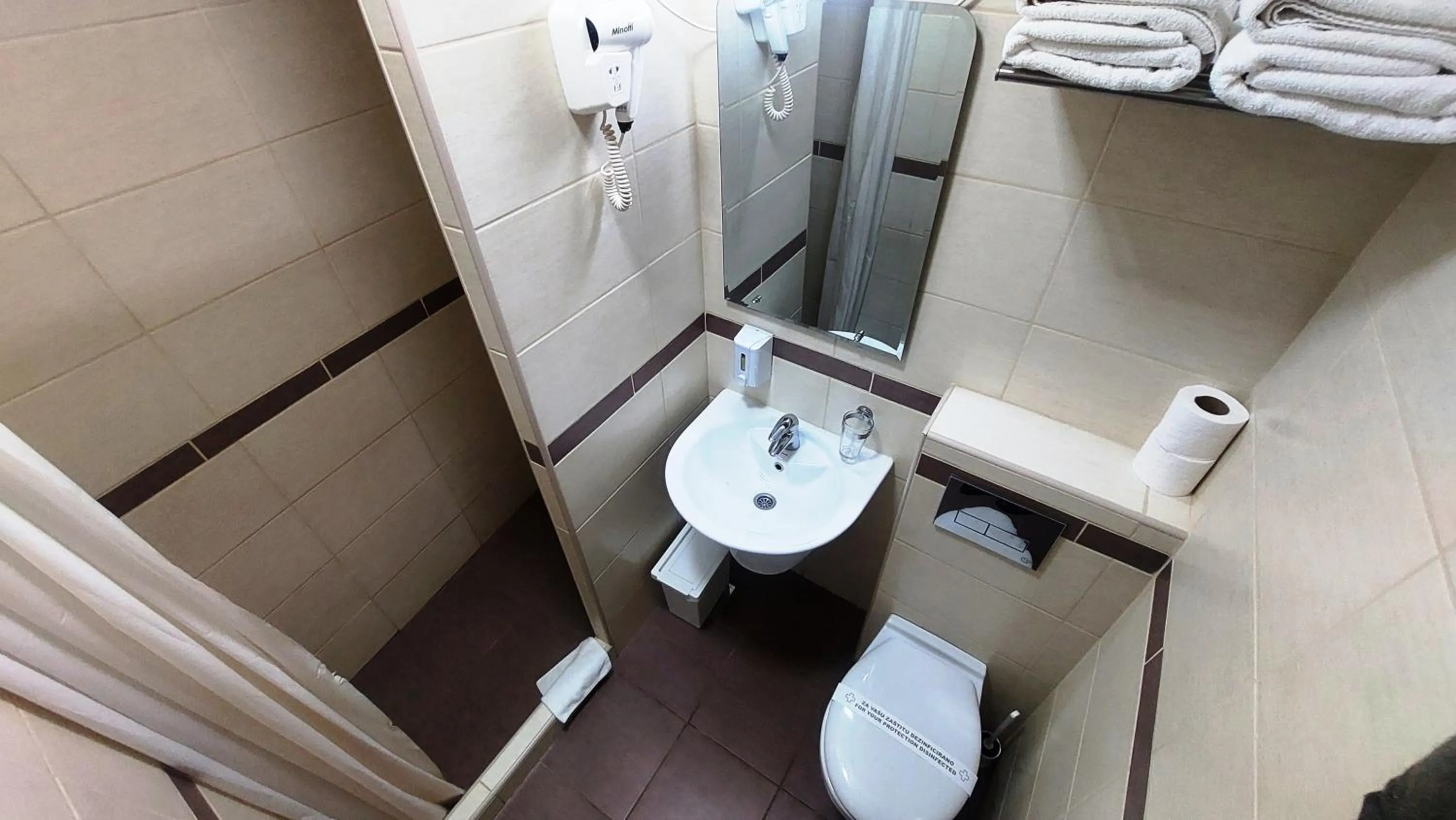 Toilet in Hotel Villa Panorama