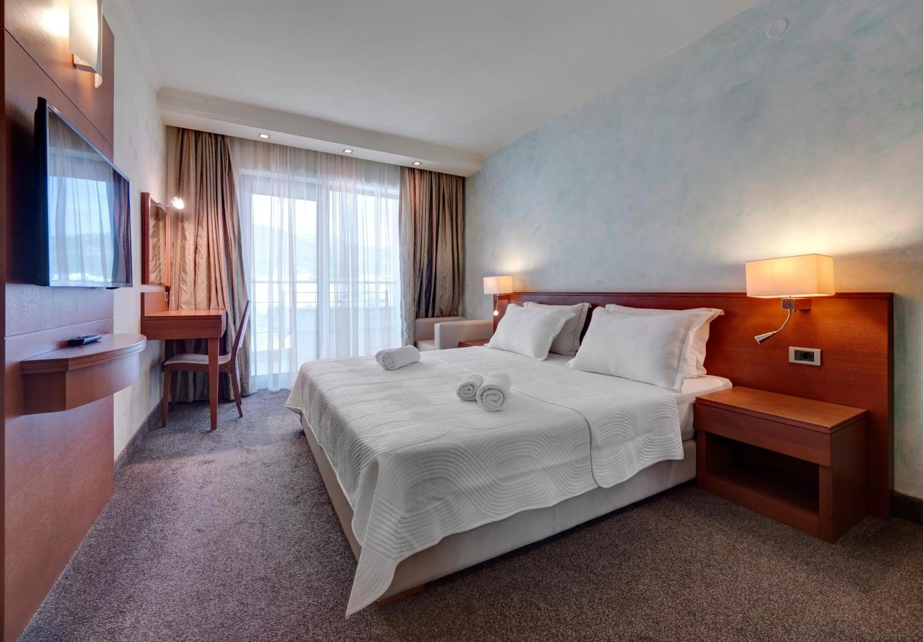 Bed in Monte Casa SPA & Wellness