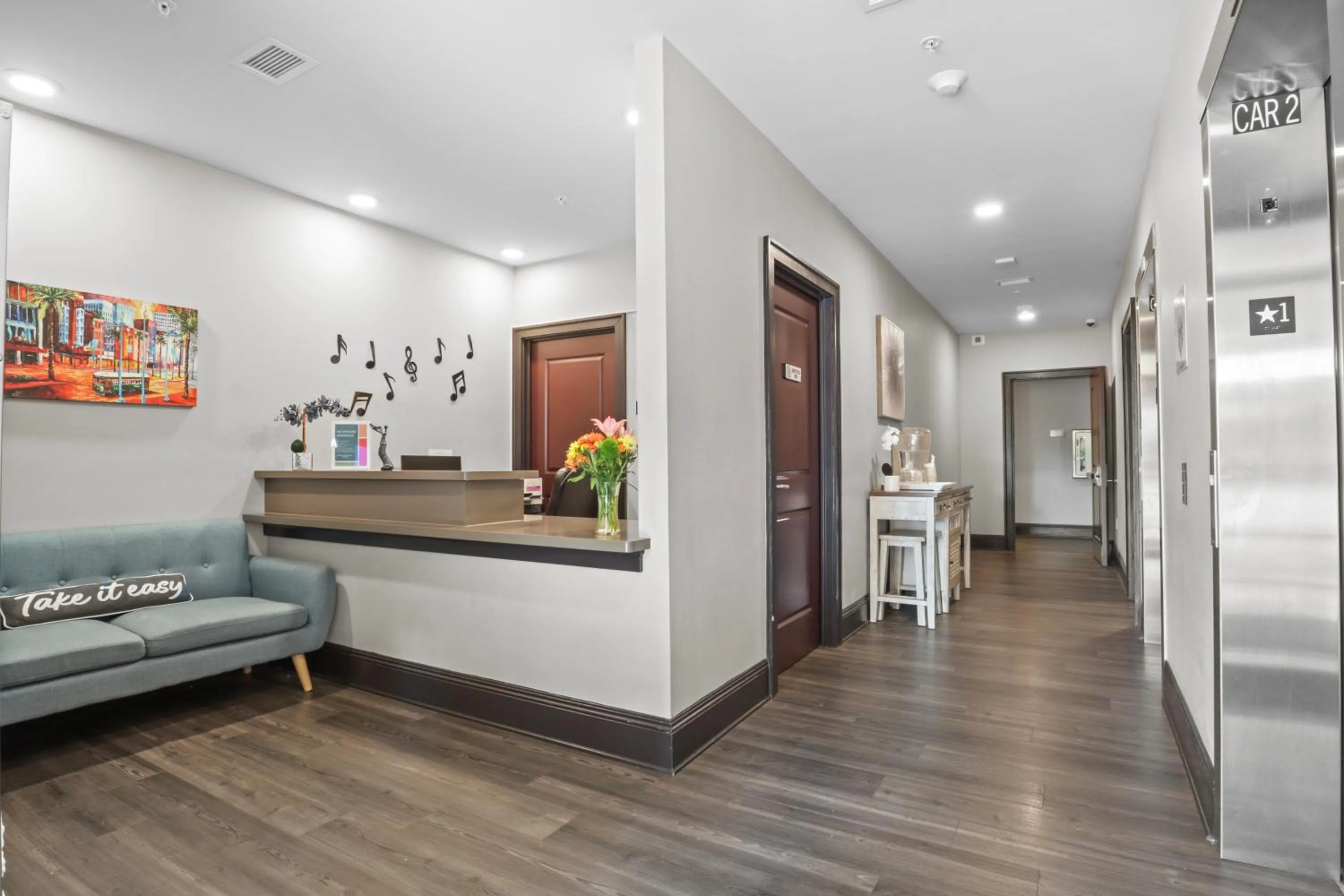 Lobby or reception in Bywater Suite Hotel