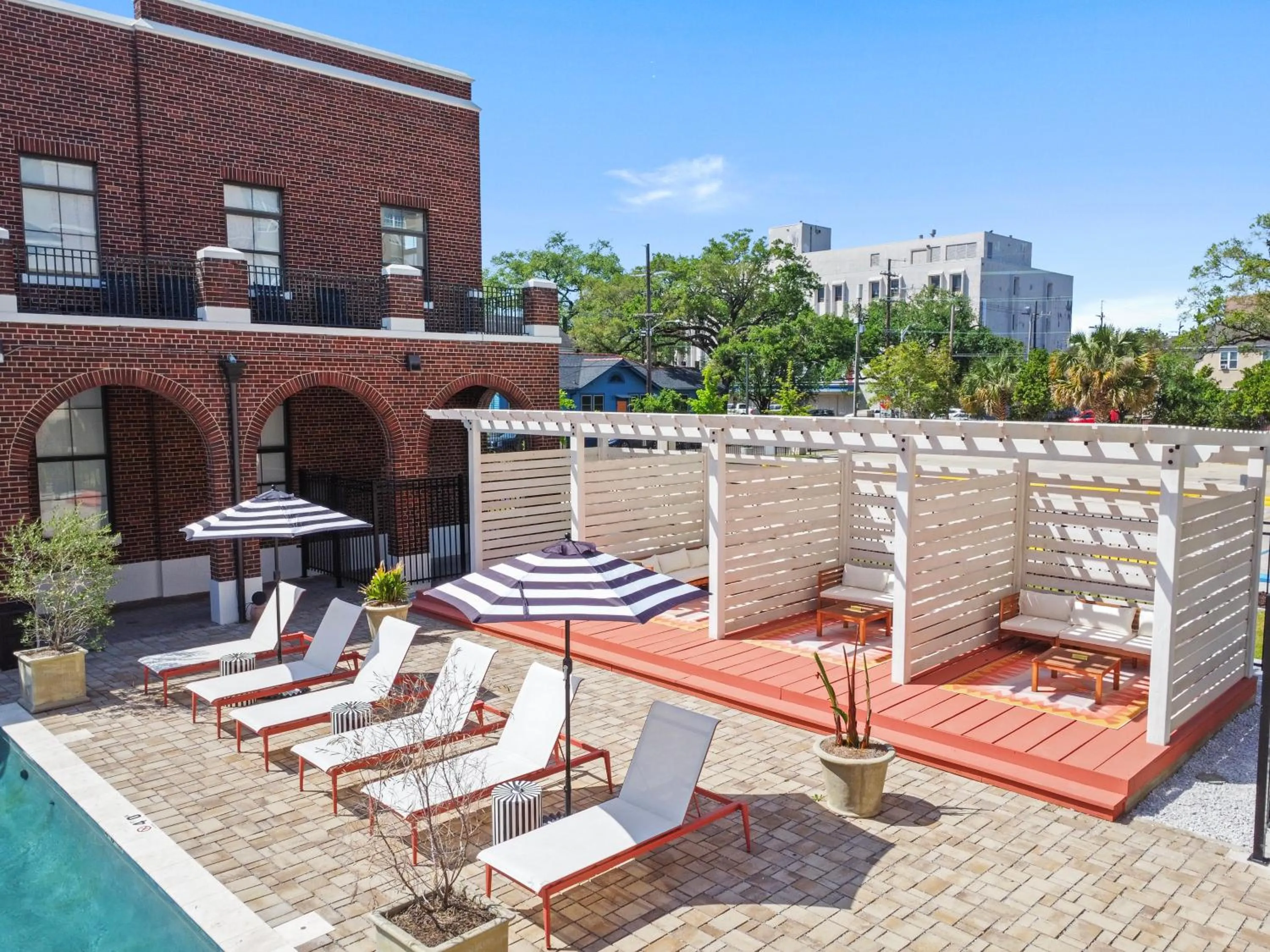 Swimming pool in Bywater Suite Hotel