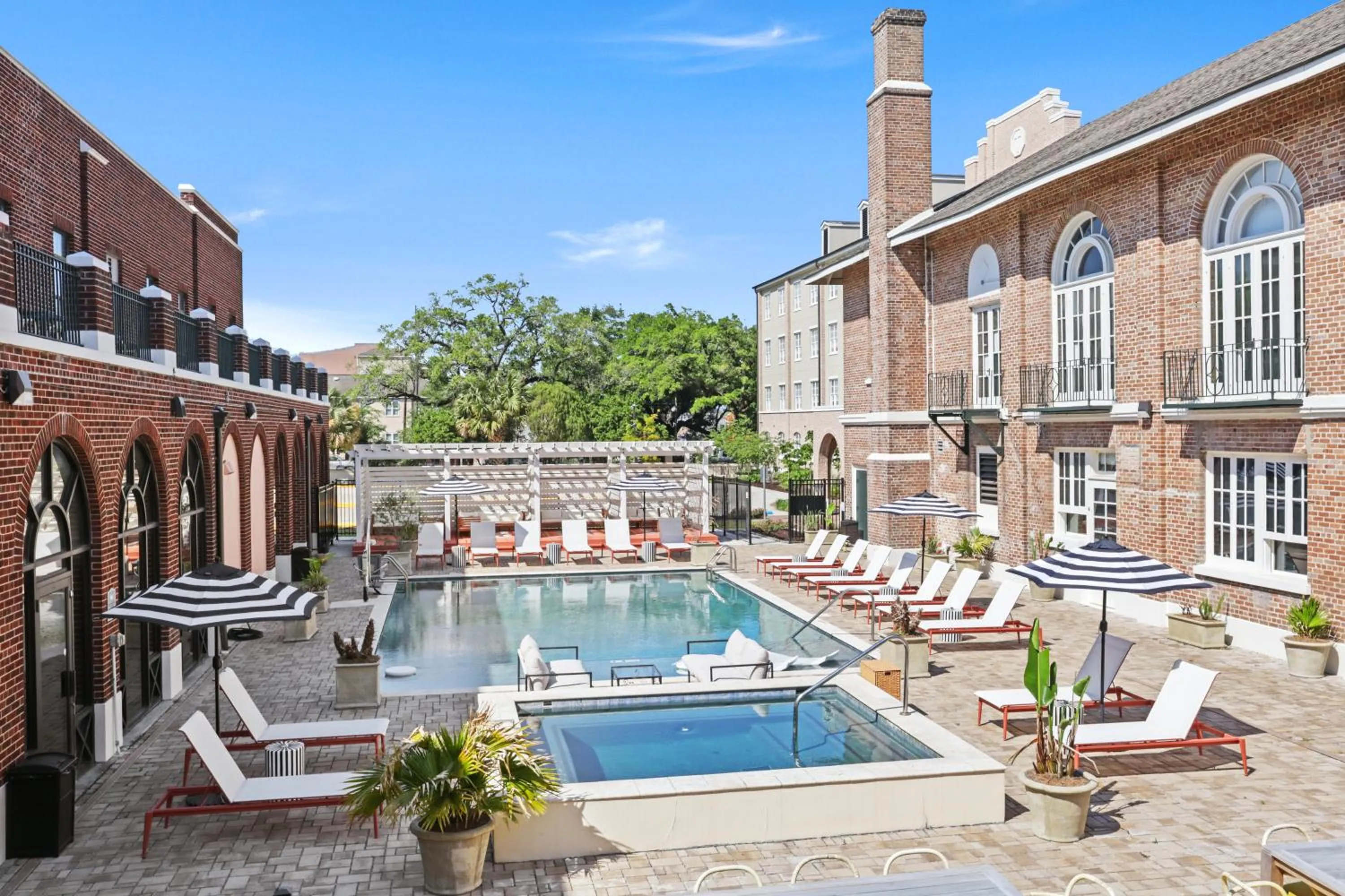 Swimming pool in Bywater Suite Hotel