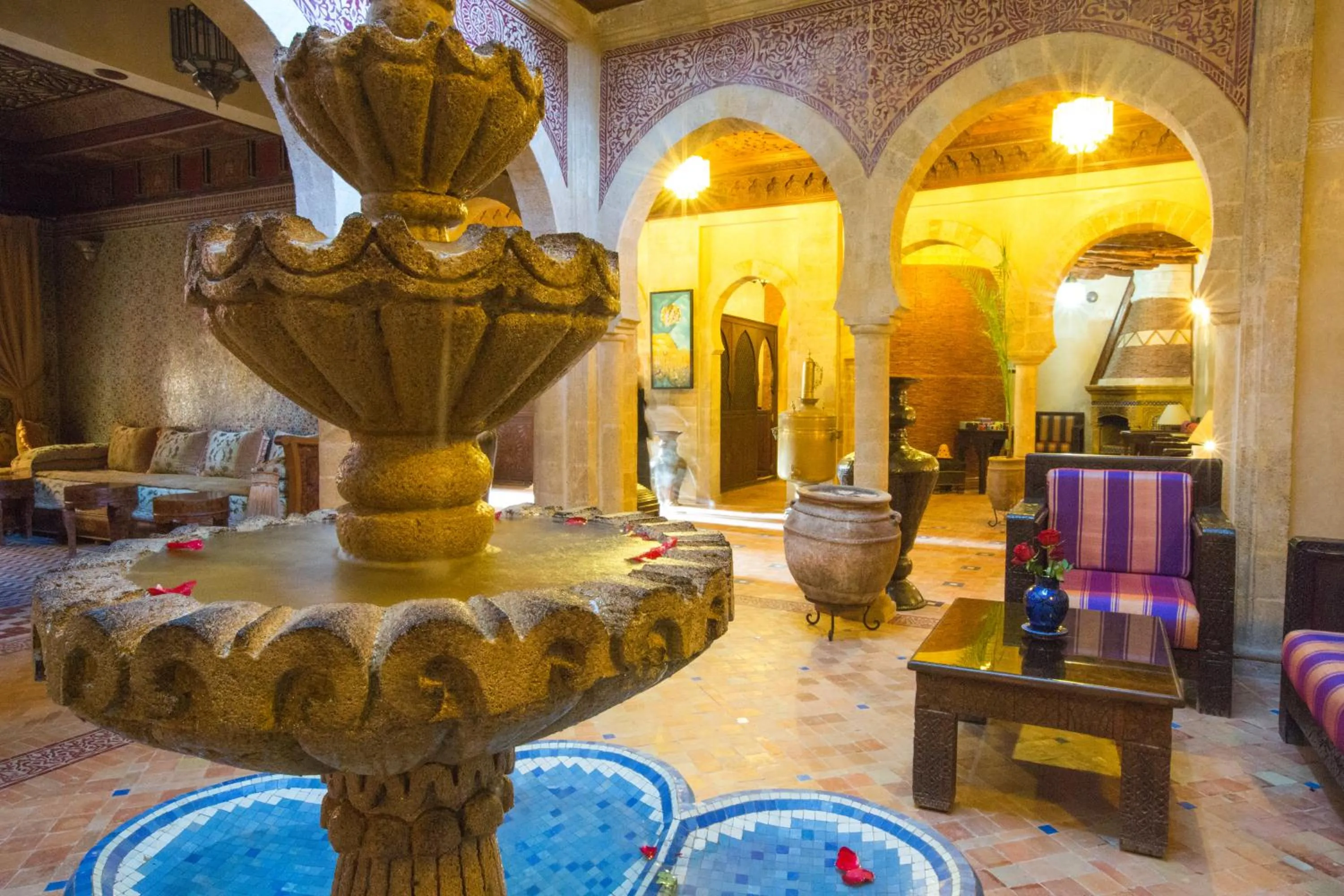 Lobby or reception in Riad Mimouna