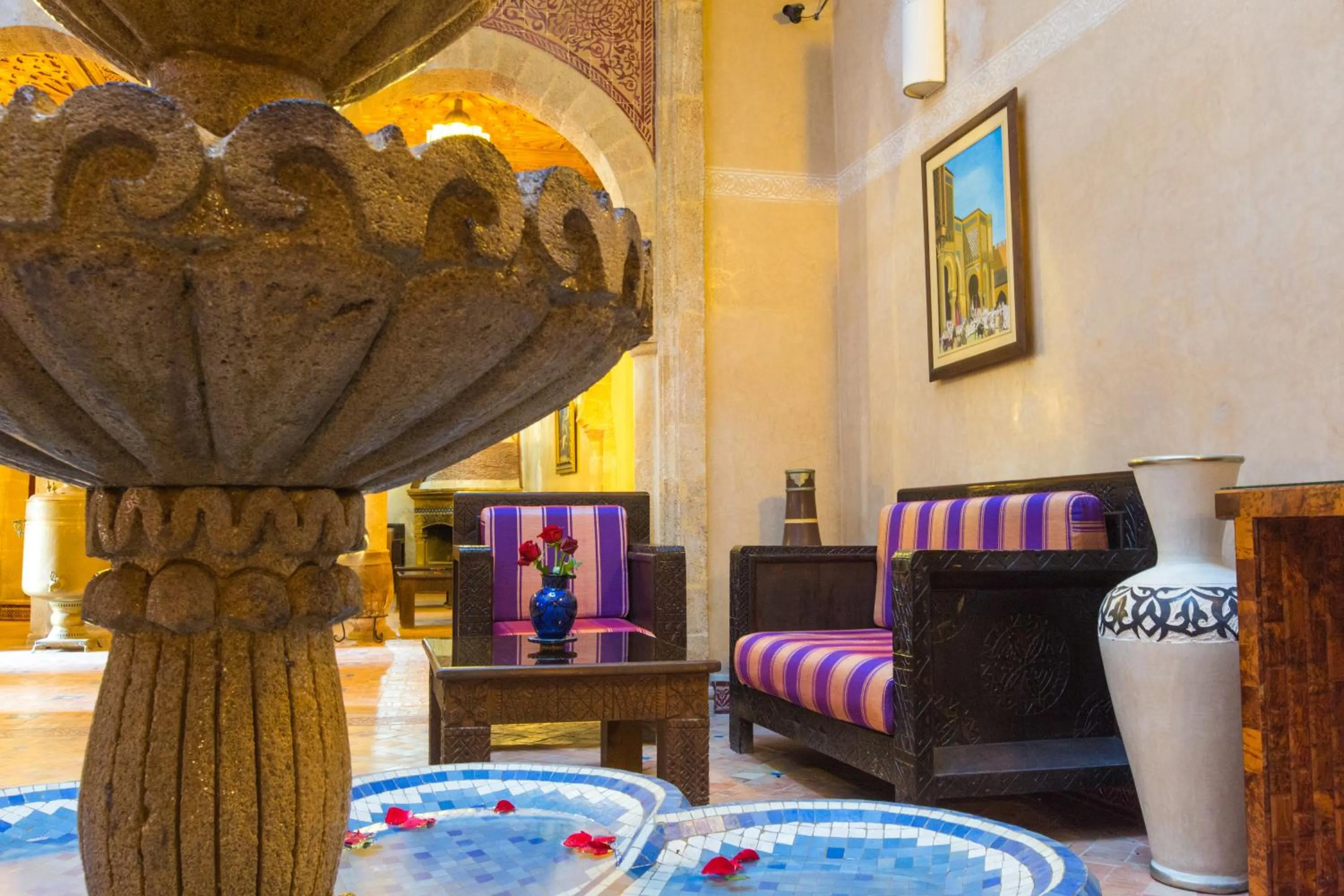 Lobby or reception in Riad Mimouna