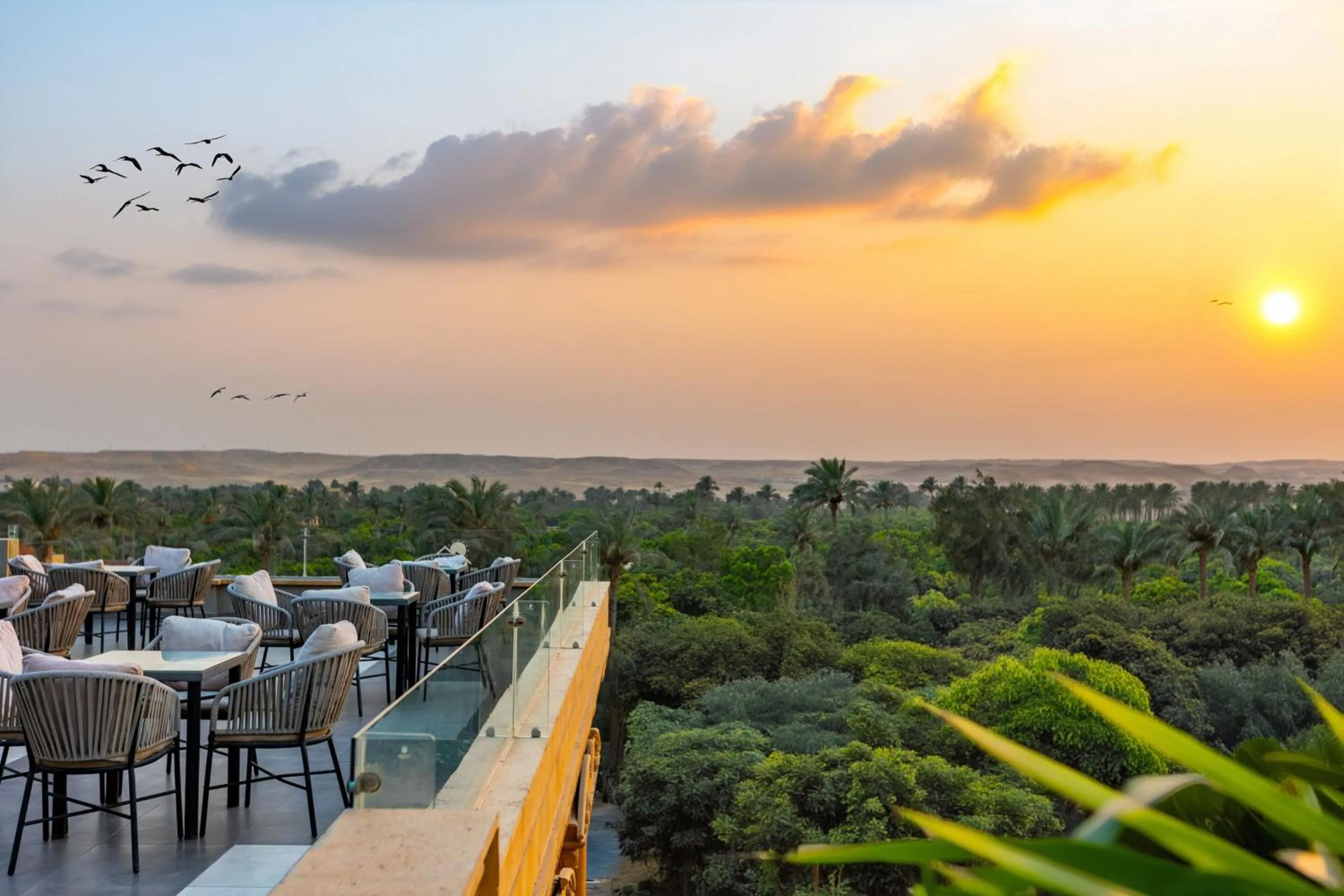 Day in Pyramids sunrise inn