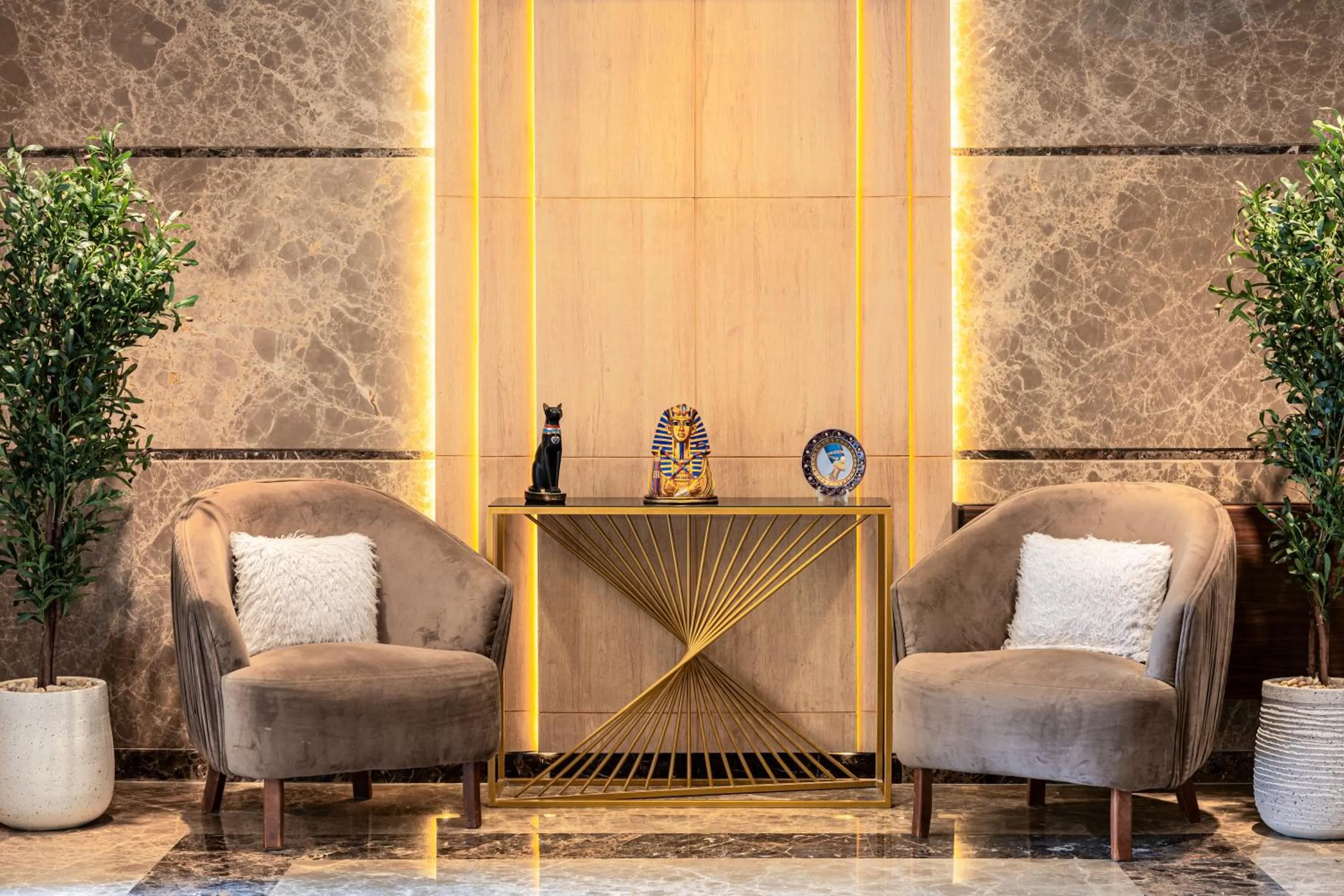 Lobby or reception in Pyramids sunrise inn