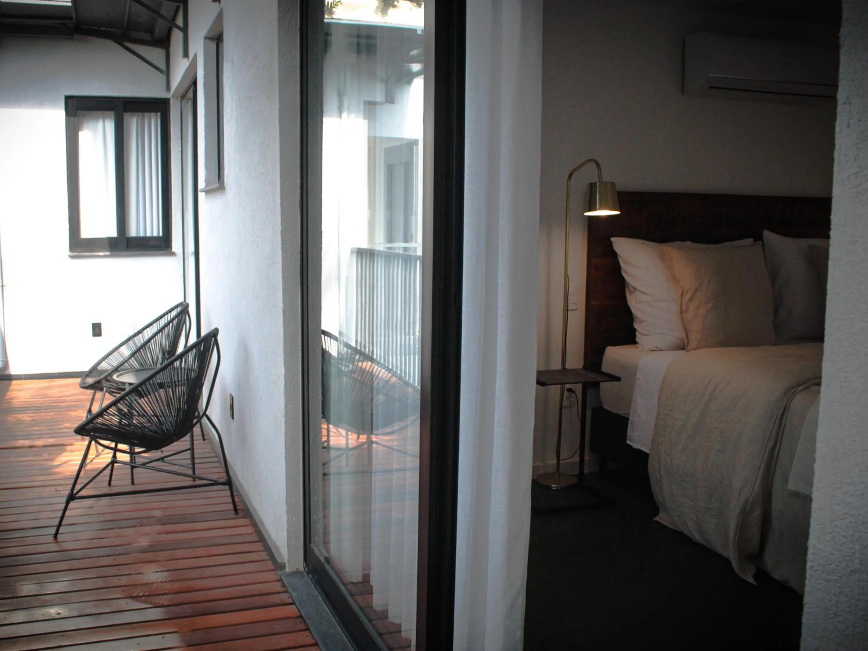 Balcony/Terrace, Bed in Boutique Hotel Castelinho