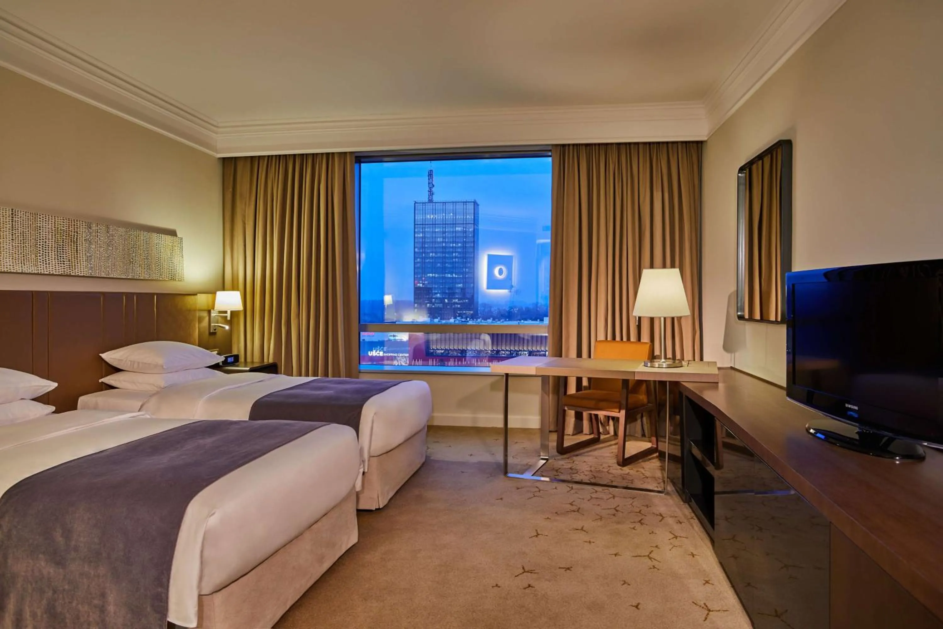 Bedroom, Bed in Hyatt Regency Belgrade