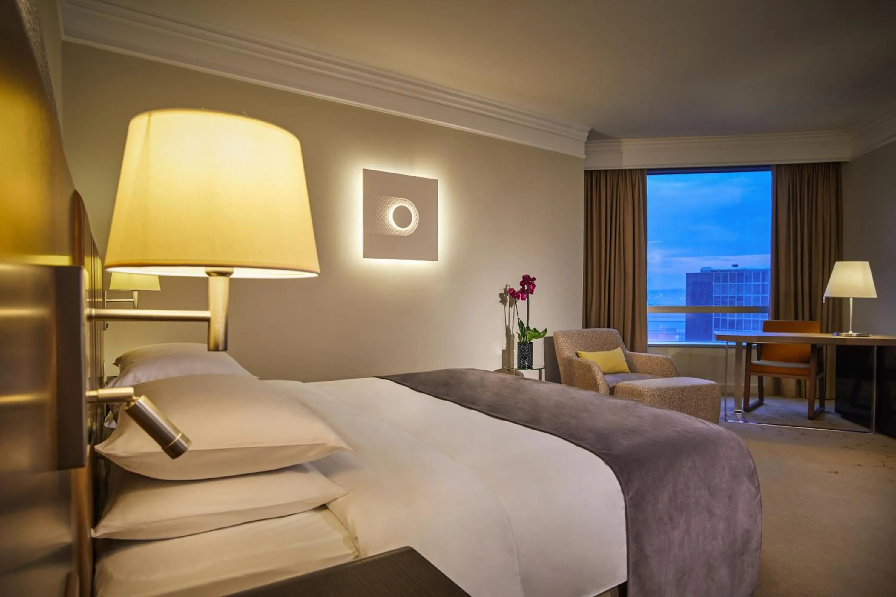 Bed in Hyatt Regency Belgrade