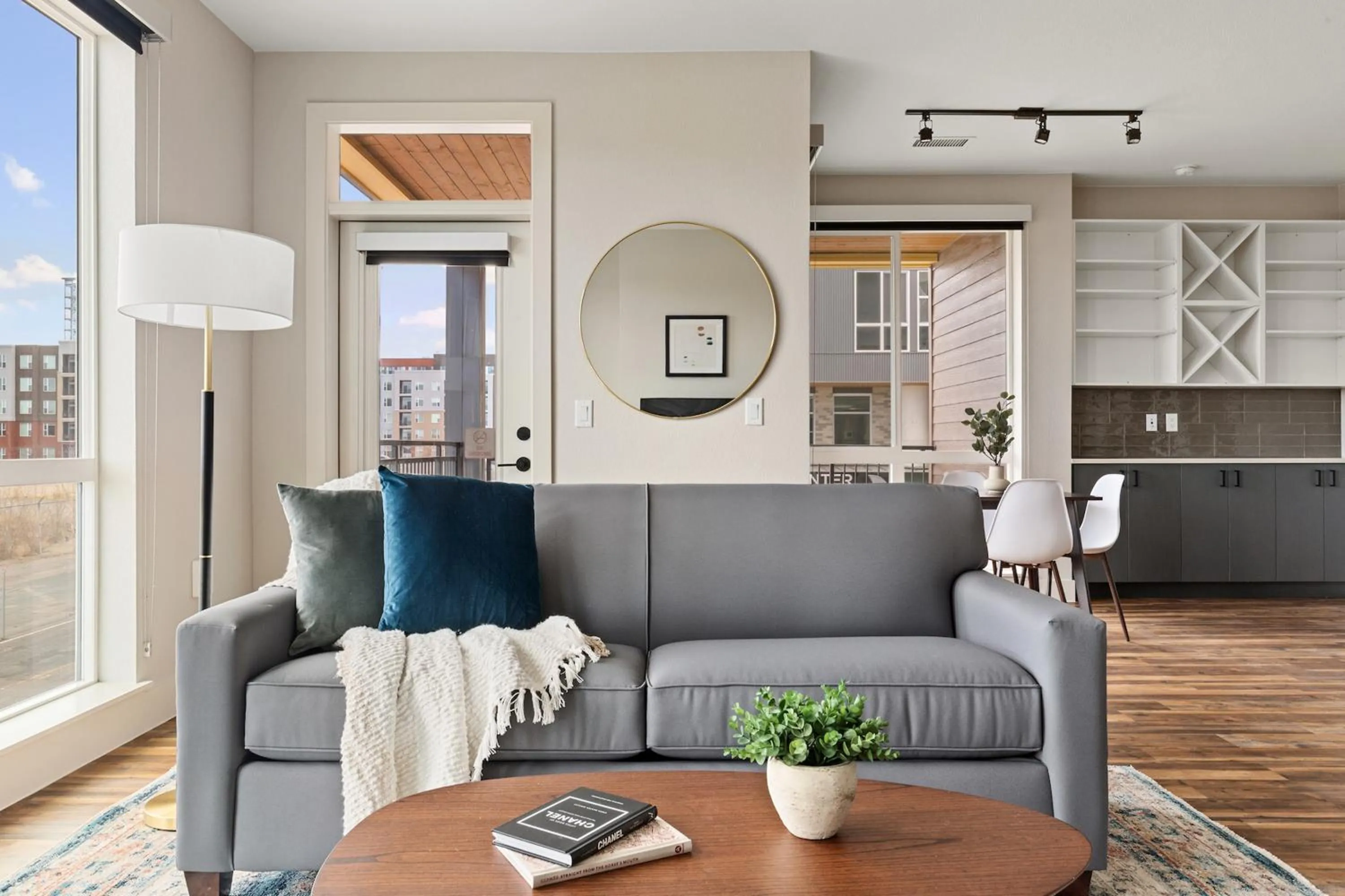 Living room in Kasa RiNo Denver