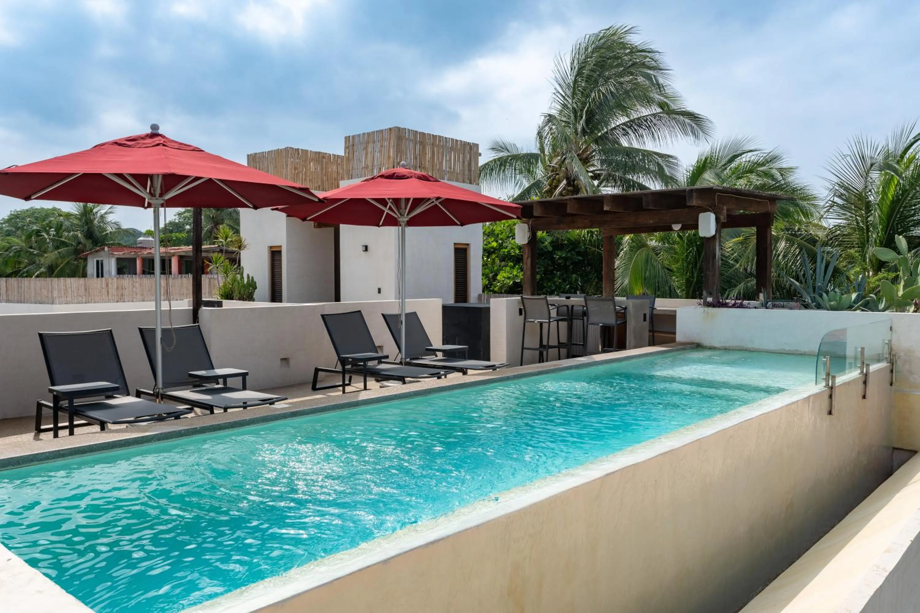 Pool view in Casa Mava
