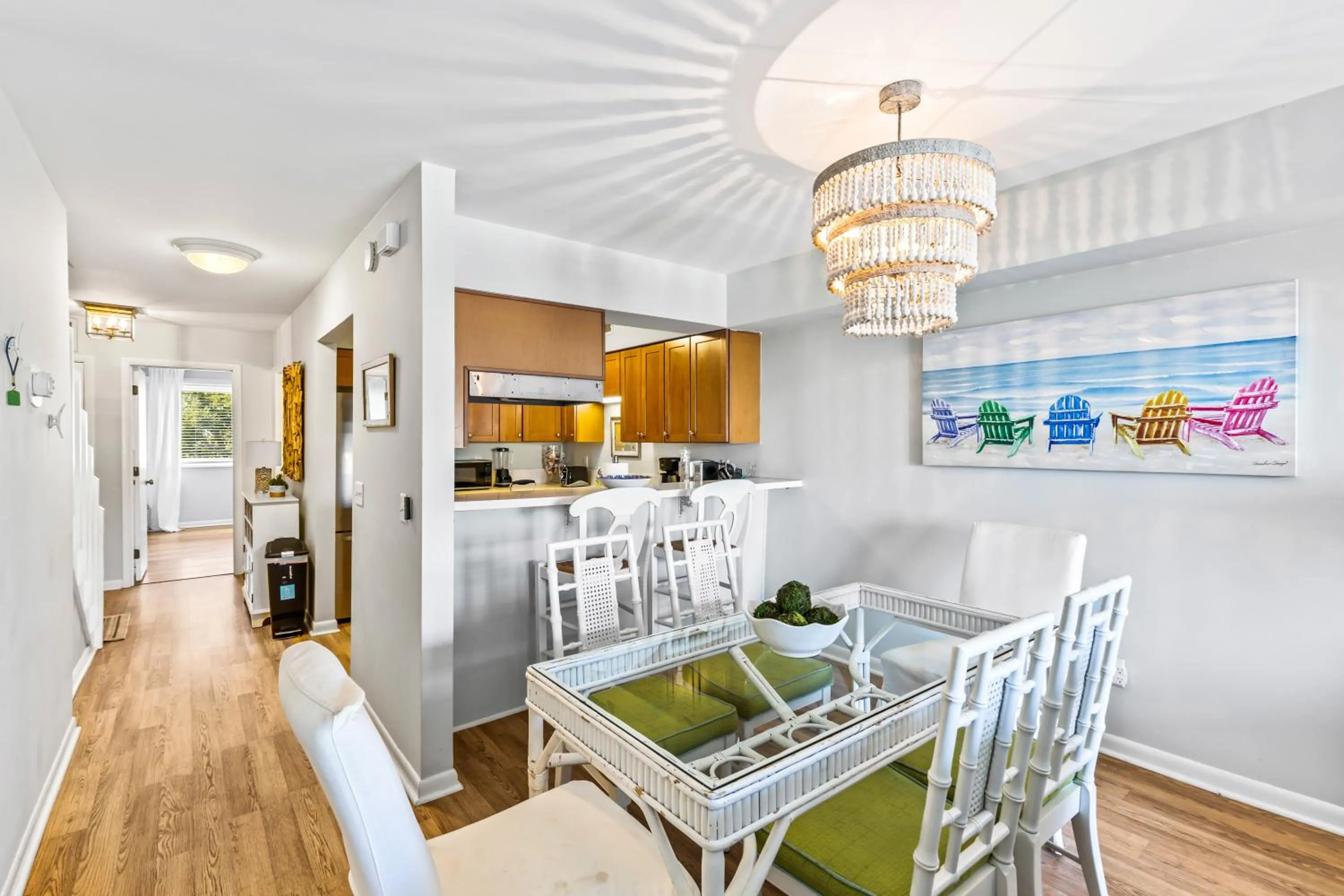 Kitchen or kitchenette in Mariner's Walk 10F - Charming Oceanview! Two-Story Villa!