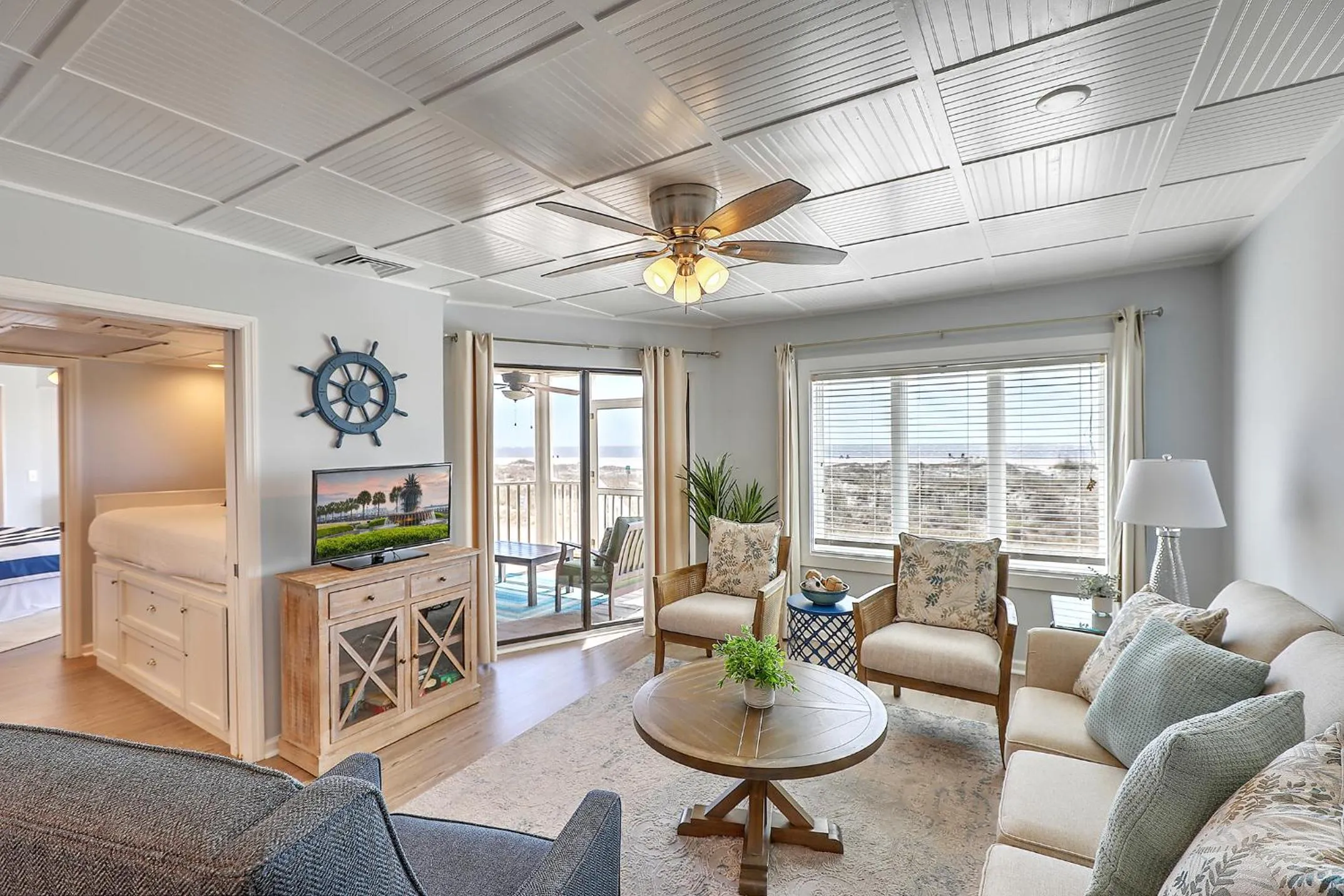 TV and multimedia in New Listing! Port O' Call B103 - Oceanfront Oasis!
