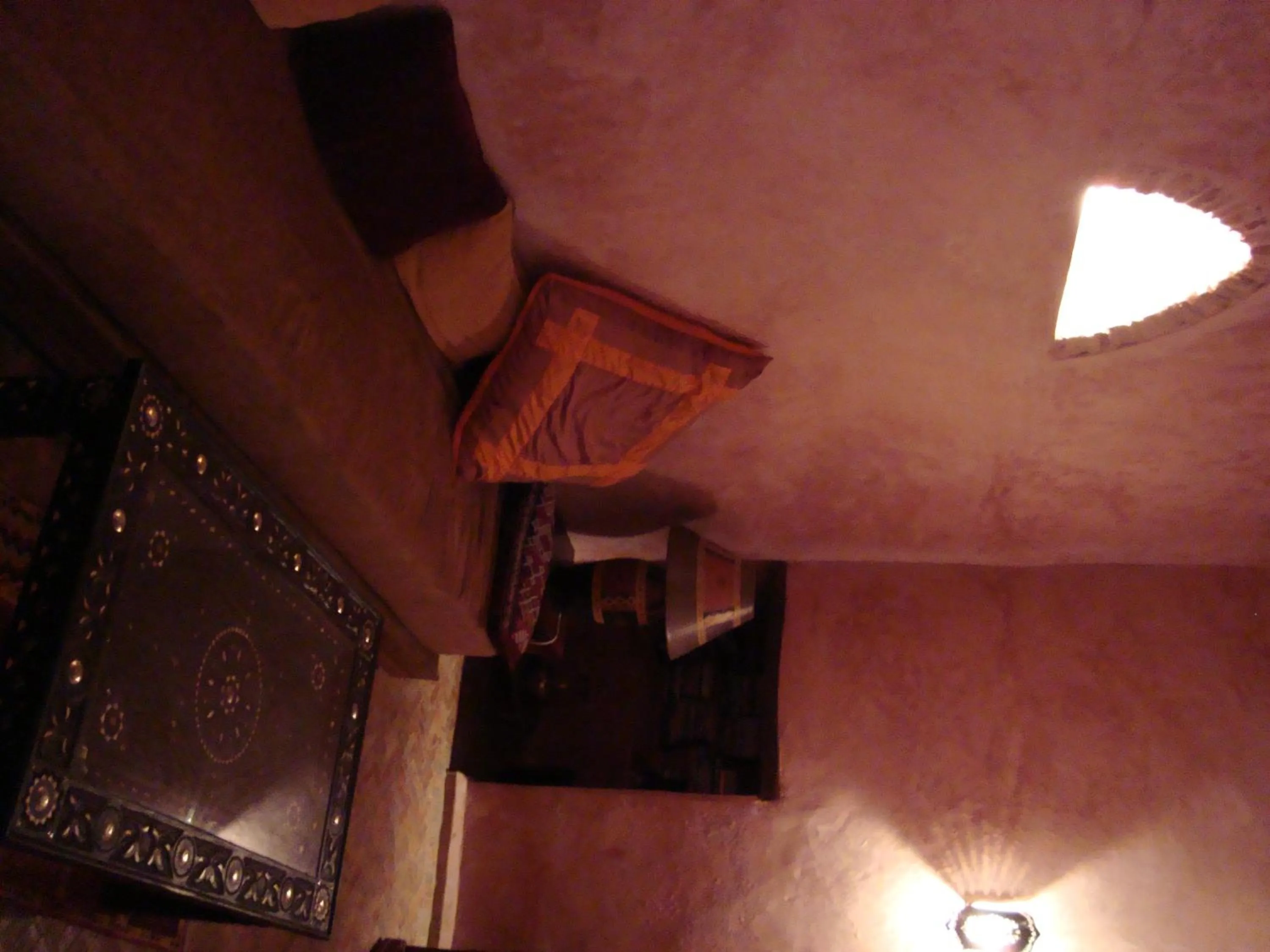 Seating area in Riad Felloussia
