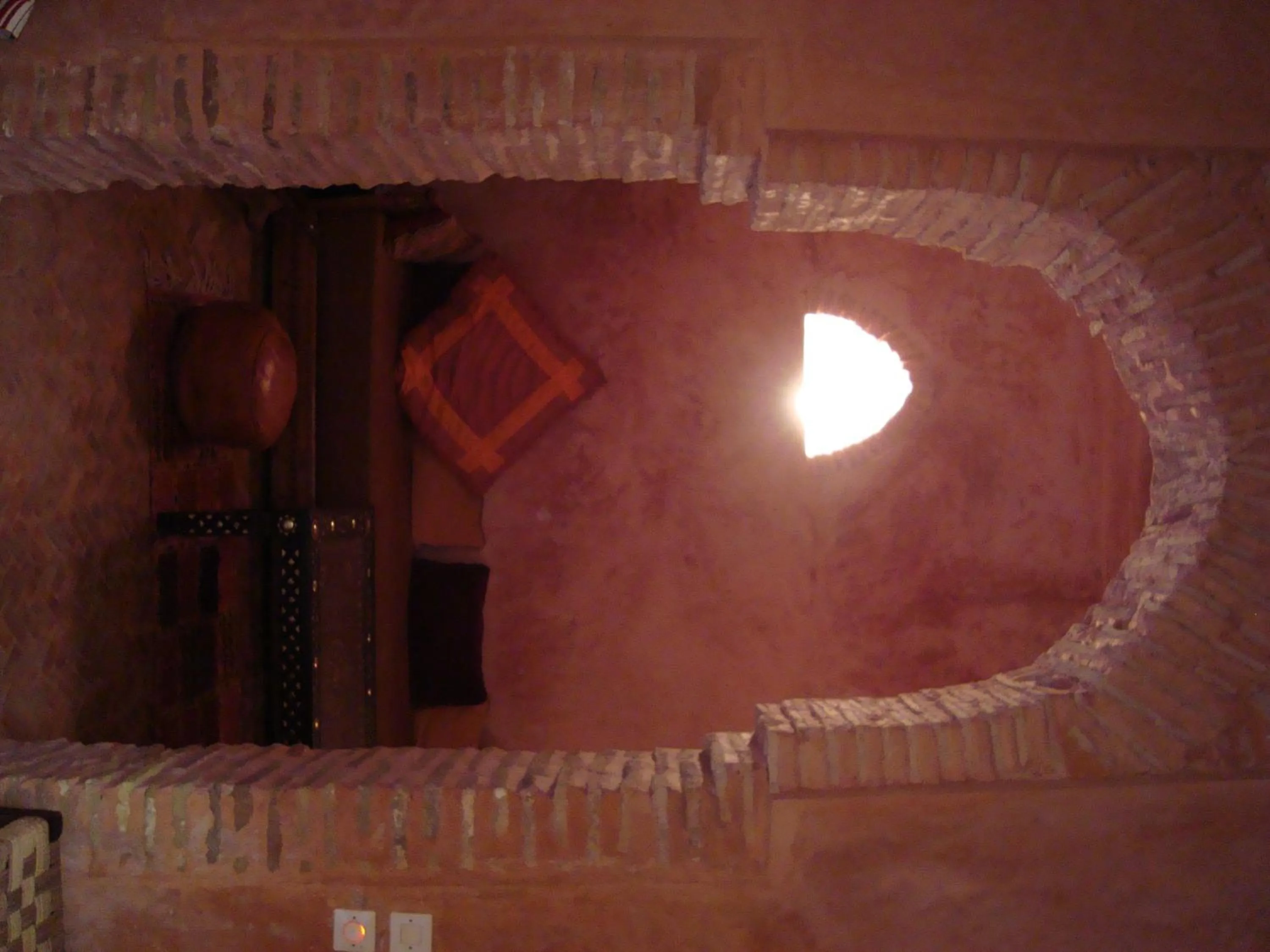 Seating area in Riad Felloussia