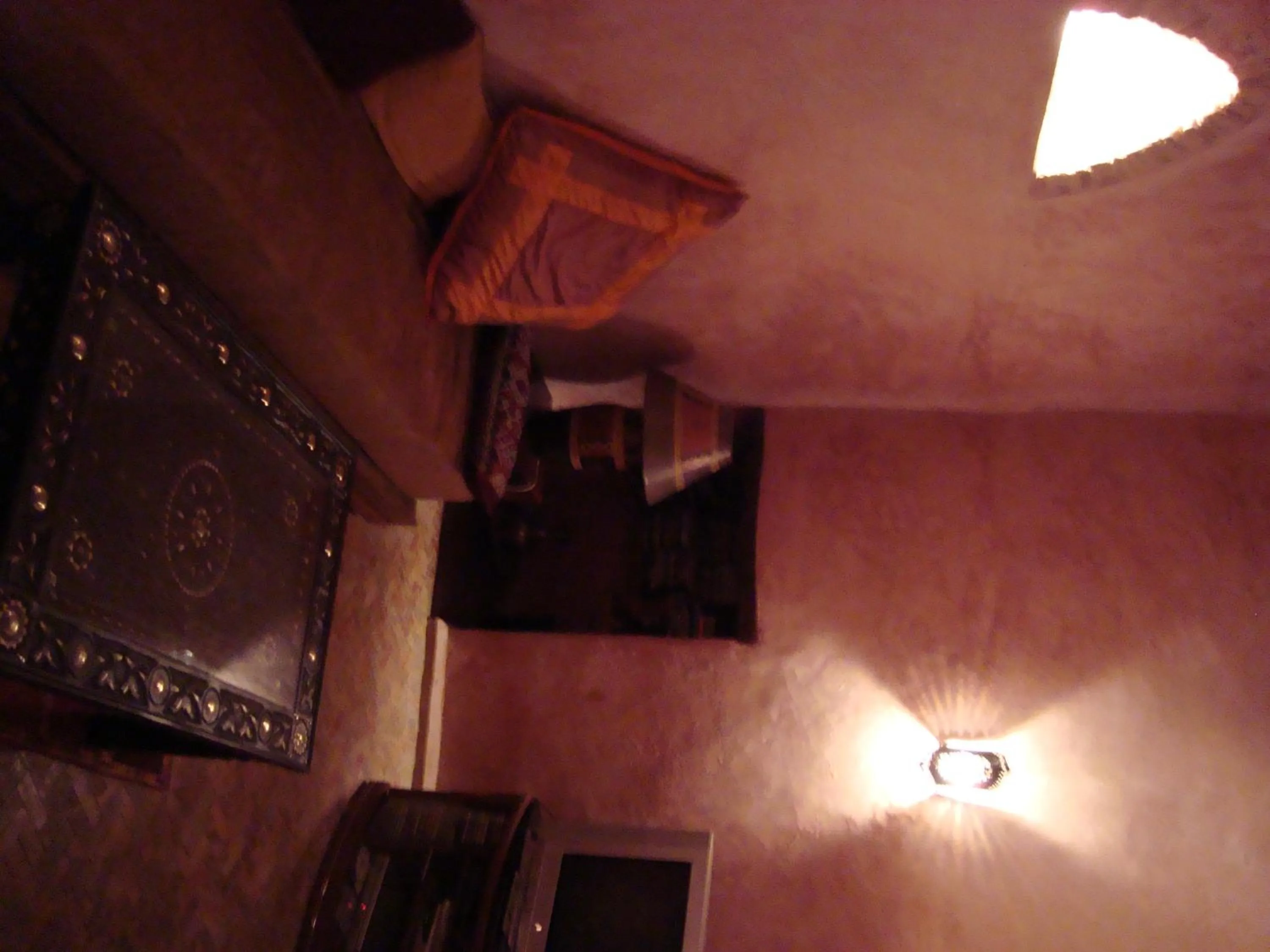 Seating area in Riad Felloussia