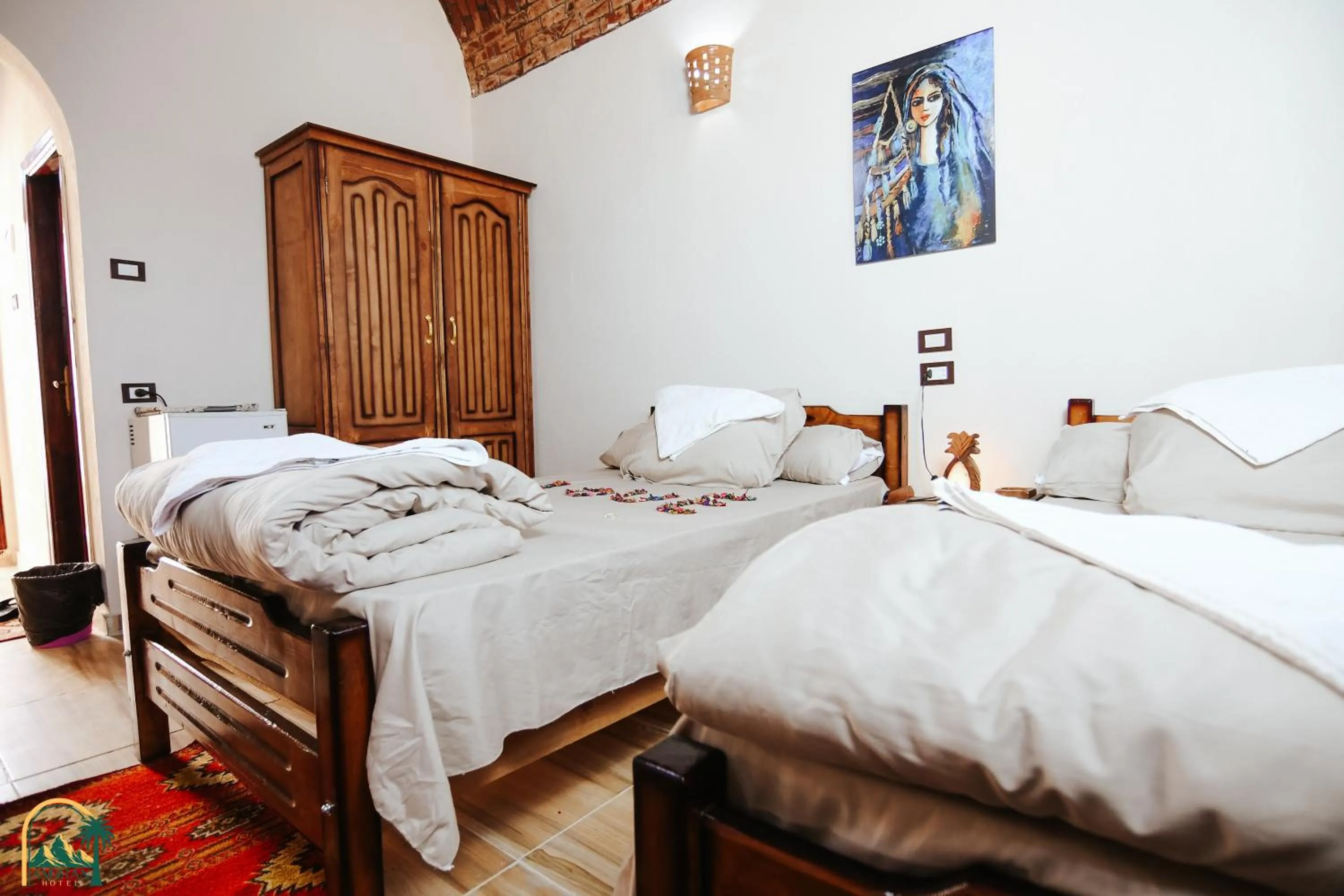 Bedroom, Bed in amzran hotel siwa