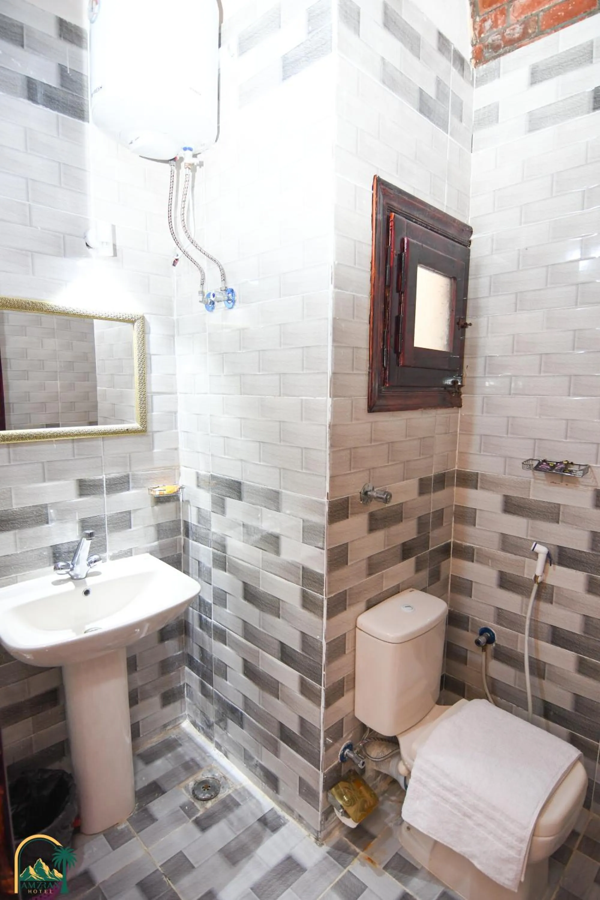 Bathroom in amzran hotel siwa