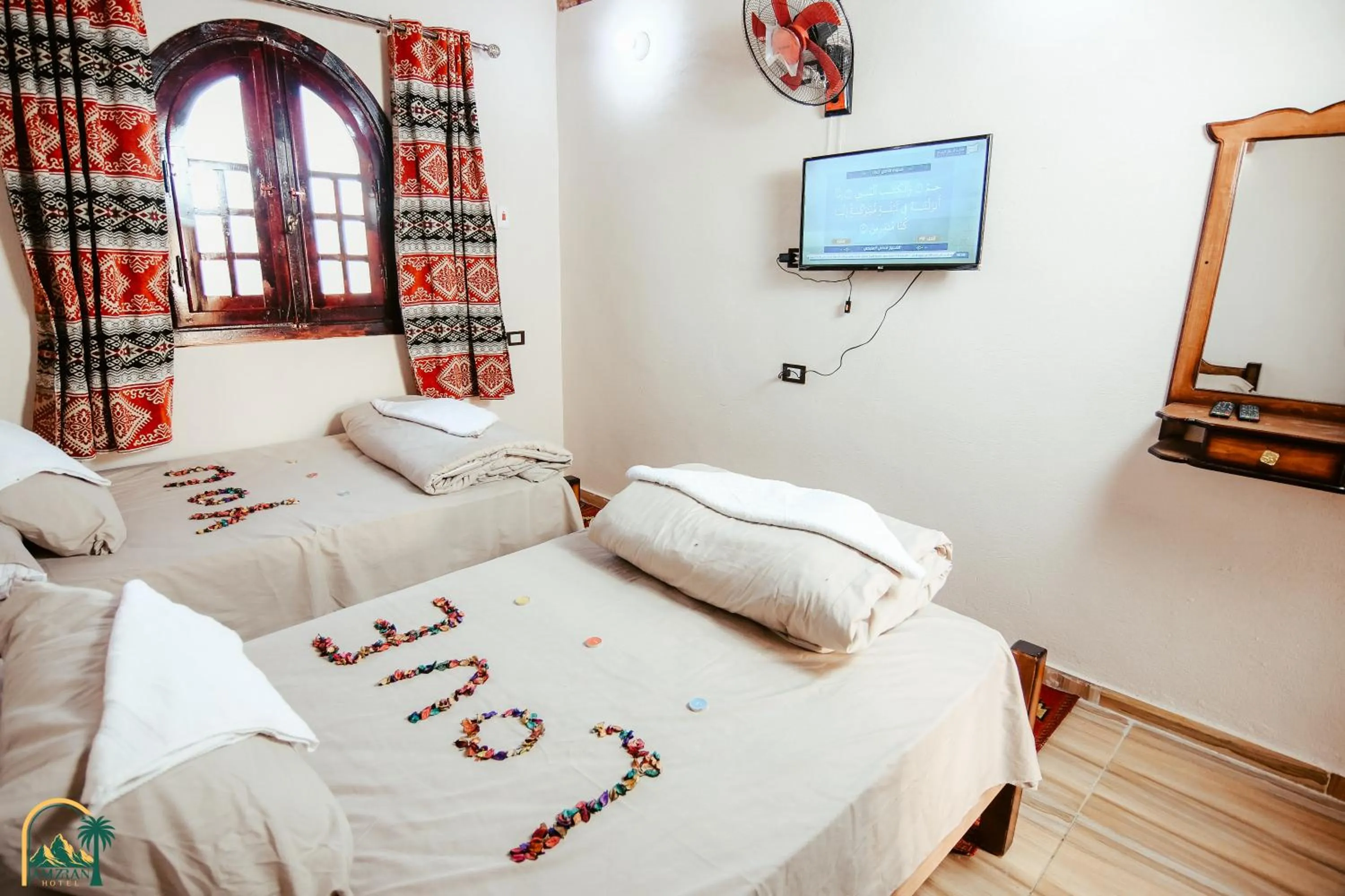 Bedroom, Bed in amzran hotel siwa