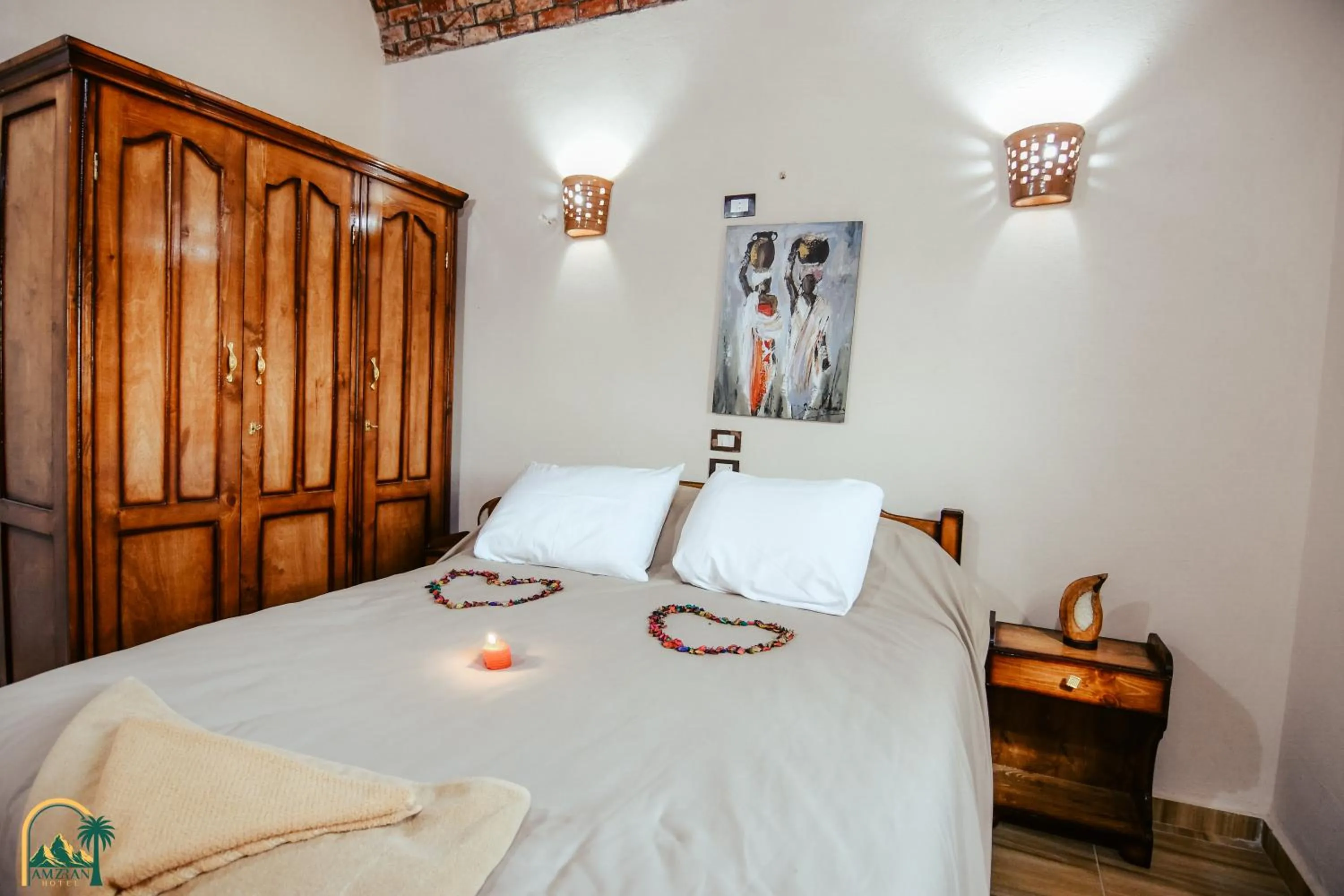 Bedroom, Bed in amzran hotel siwa