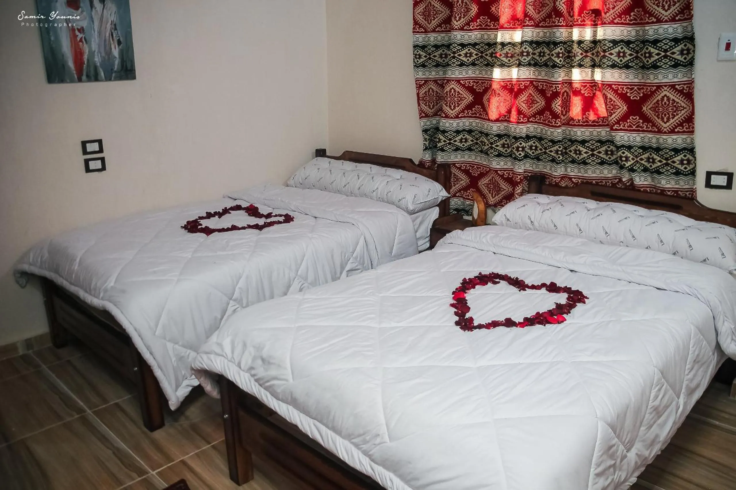Bed in amzran hotel siwa