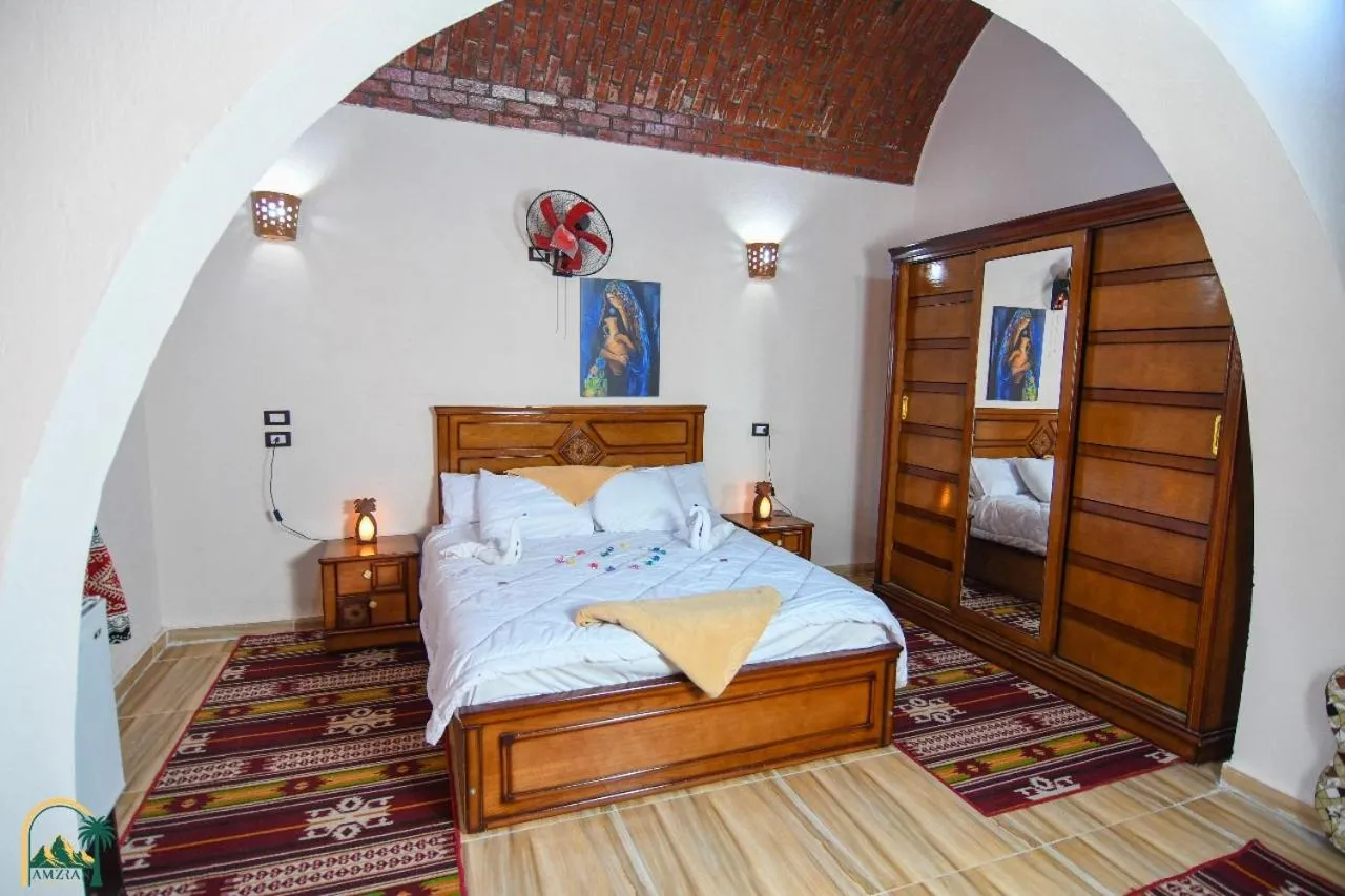 Bed in amzran hotel siwa امزران سيوة