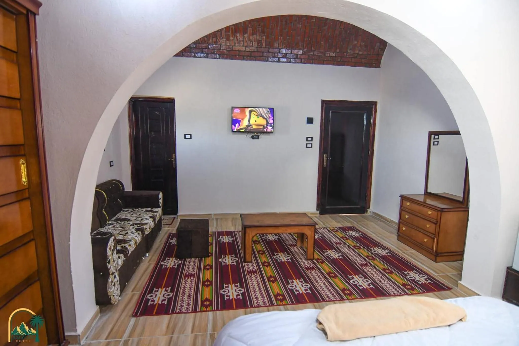 Bed in amzran hotel siwa امزران سيوة