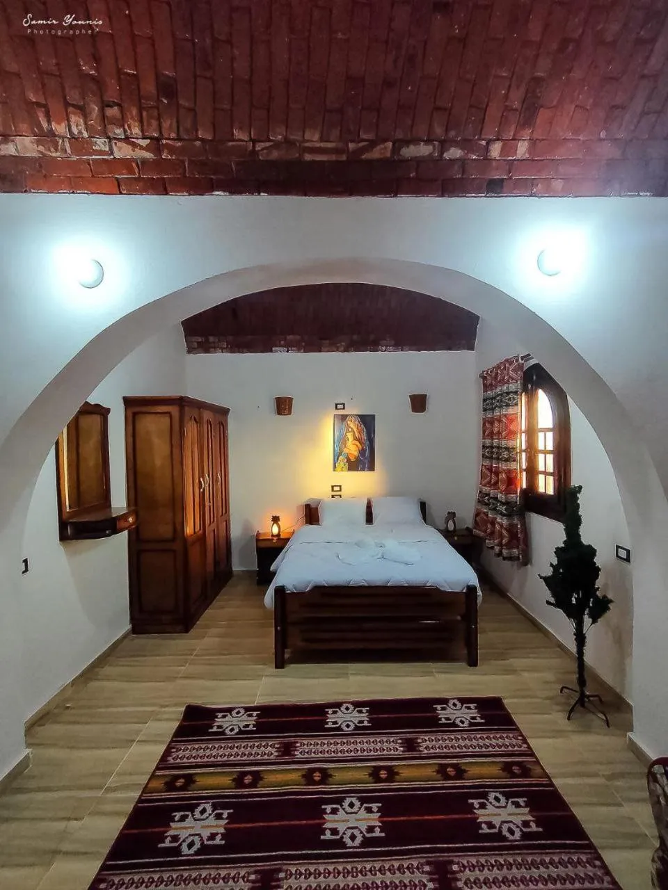 Bed in amzran hotel siwa