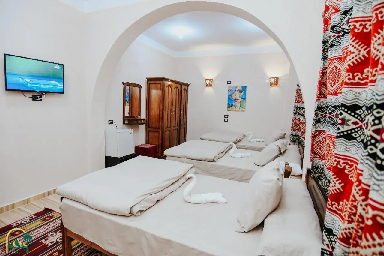 Bed in amzran hotel siwa امزران سيوة