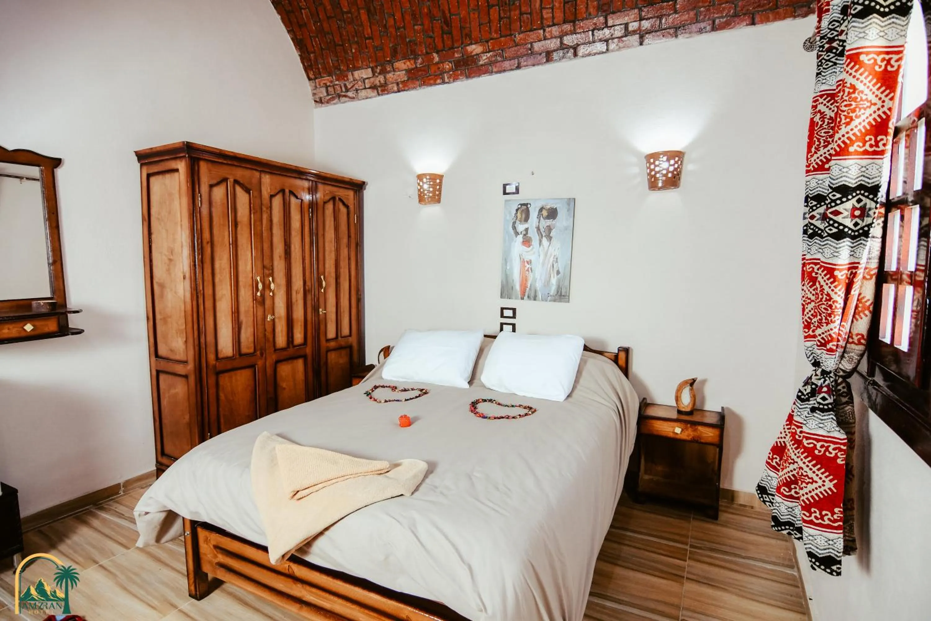 Bedroom, Bed in amzran hotel siwa
