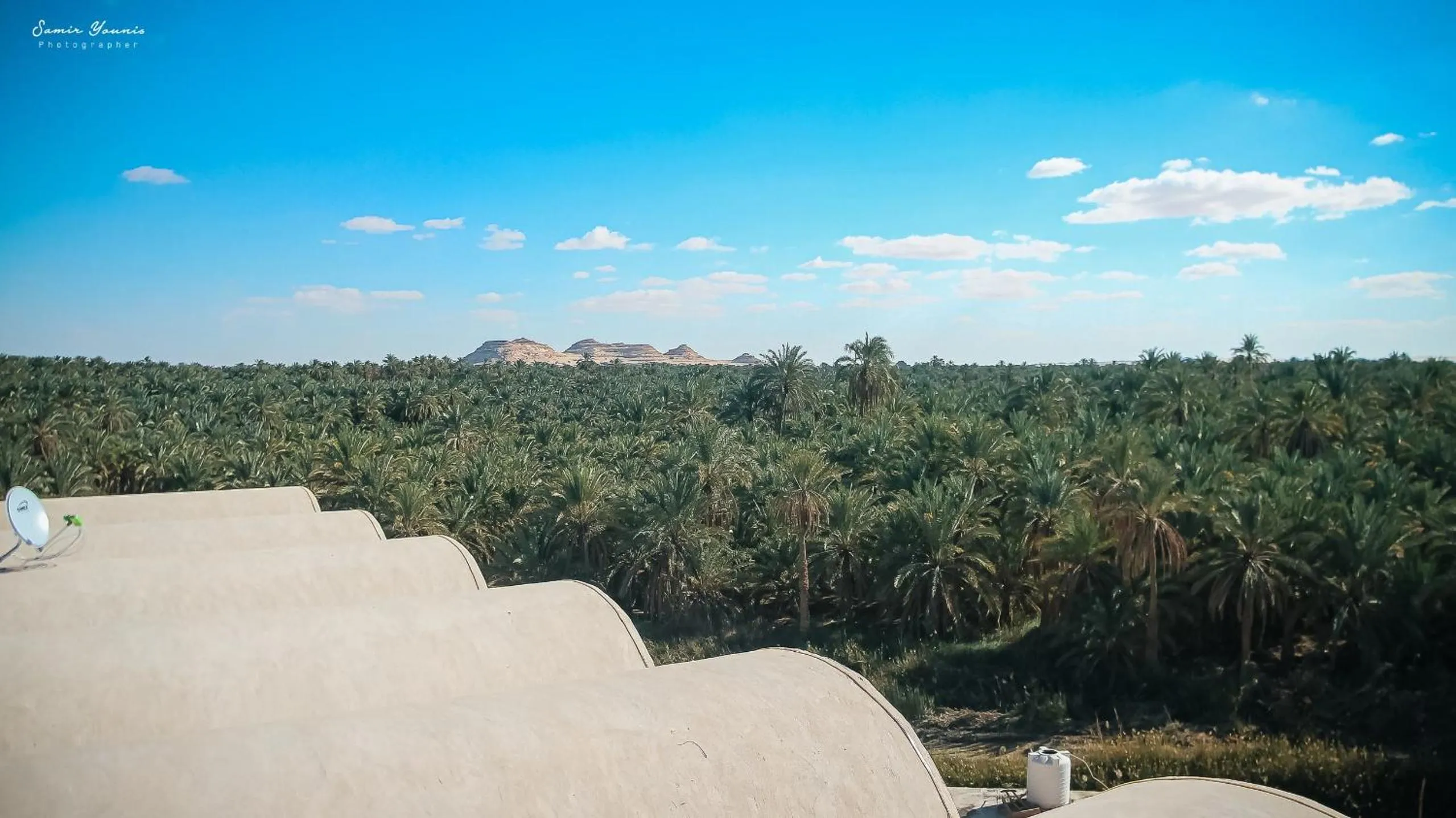 Natural landscape in amzran hotel siwa
