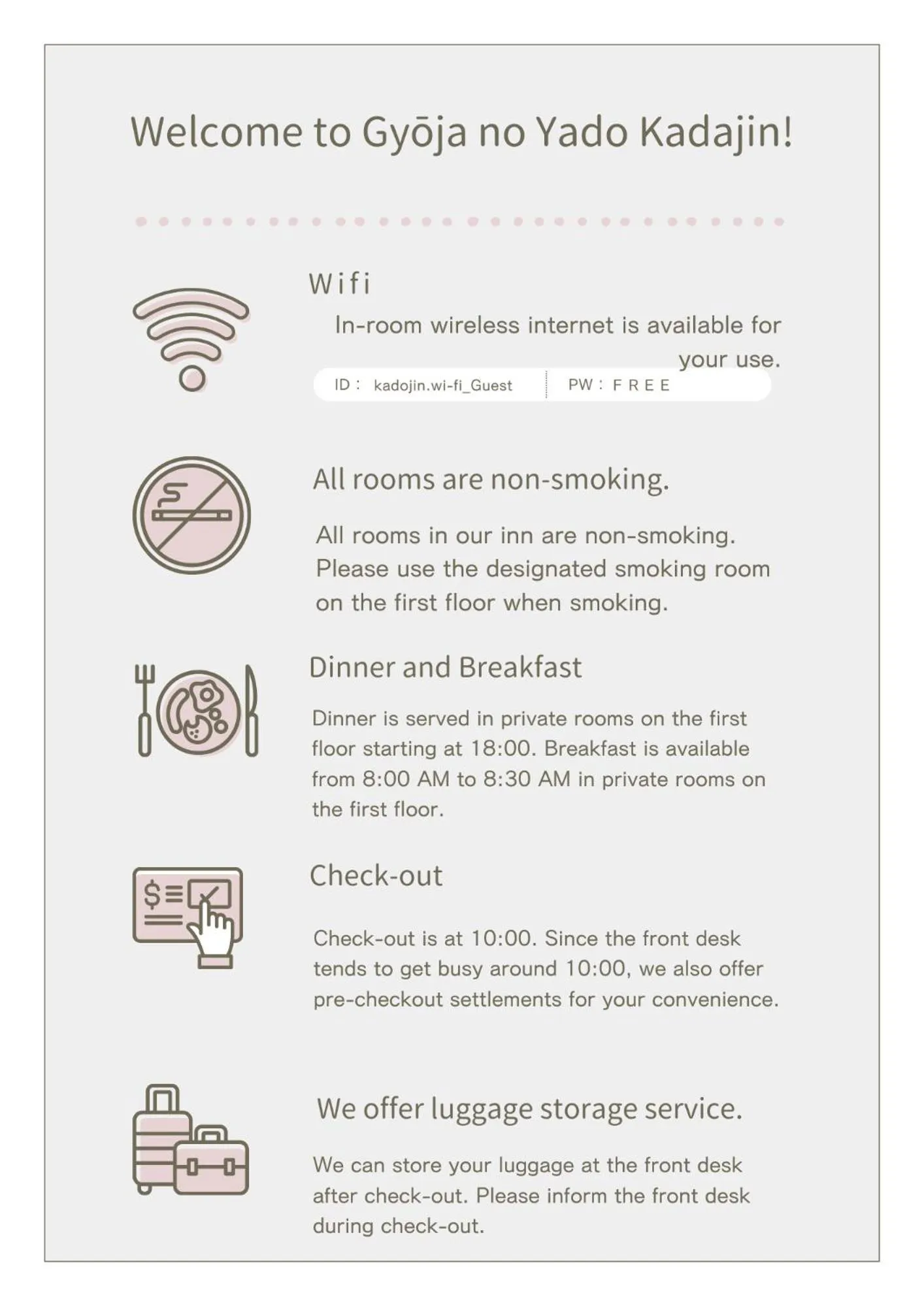 Text overlay in Kadojin