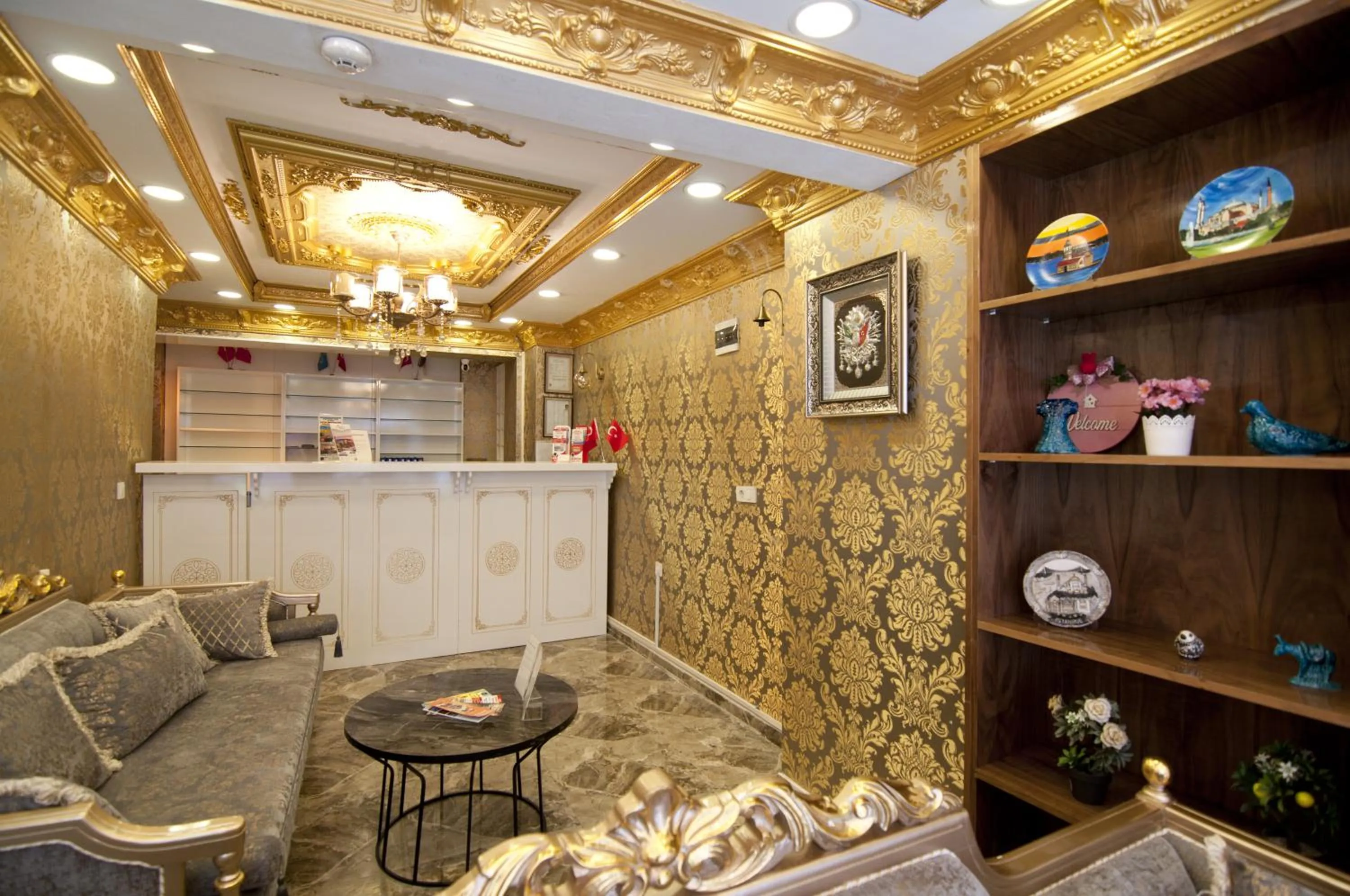 Lobby or reception in IMMORTELLE HOTEL